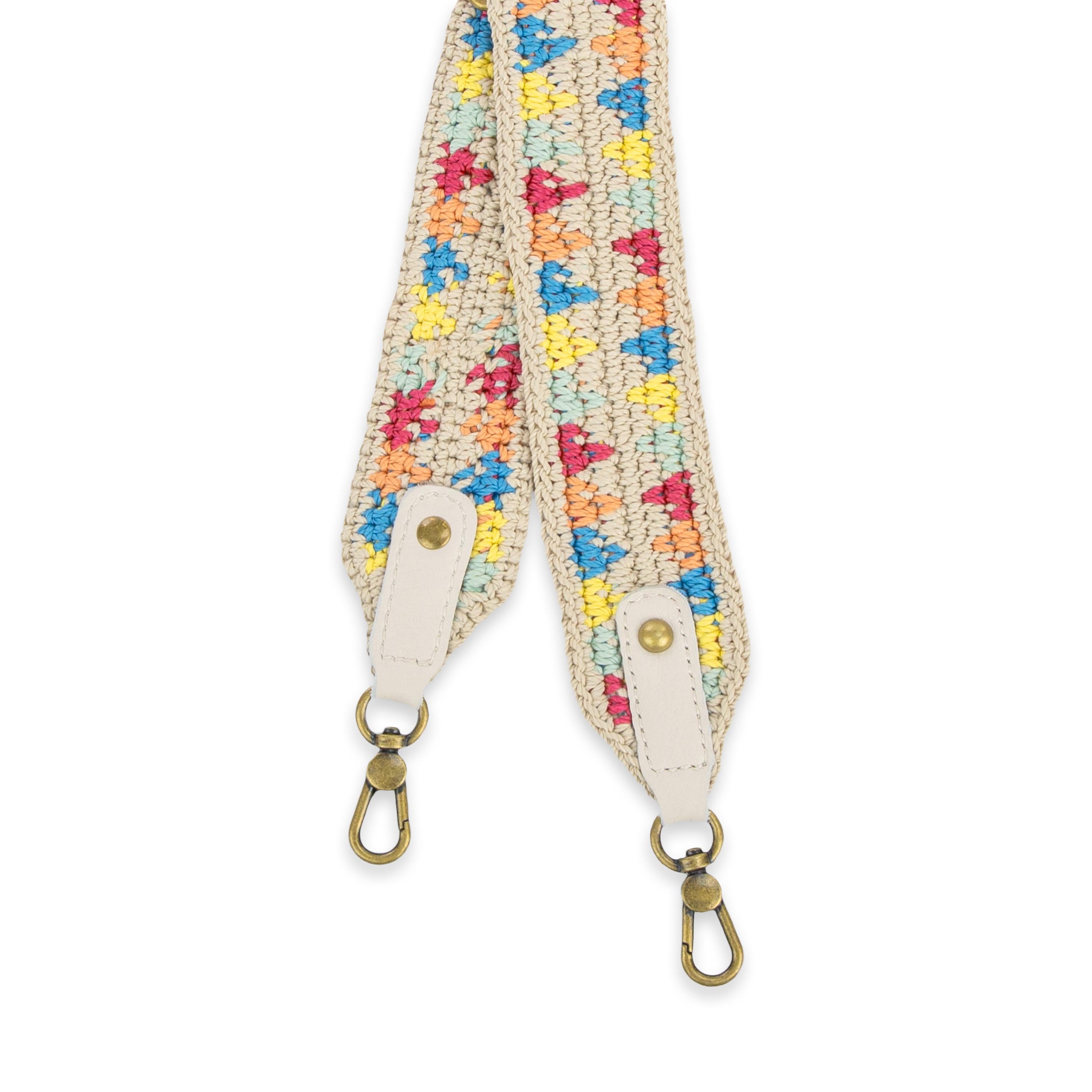 Handmade Crochet Crossbody Bag Strap - Adjustable & Stylish for Women, Perfect for Everyday Use, Shopping, and Travel Accessories