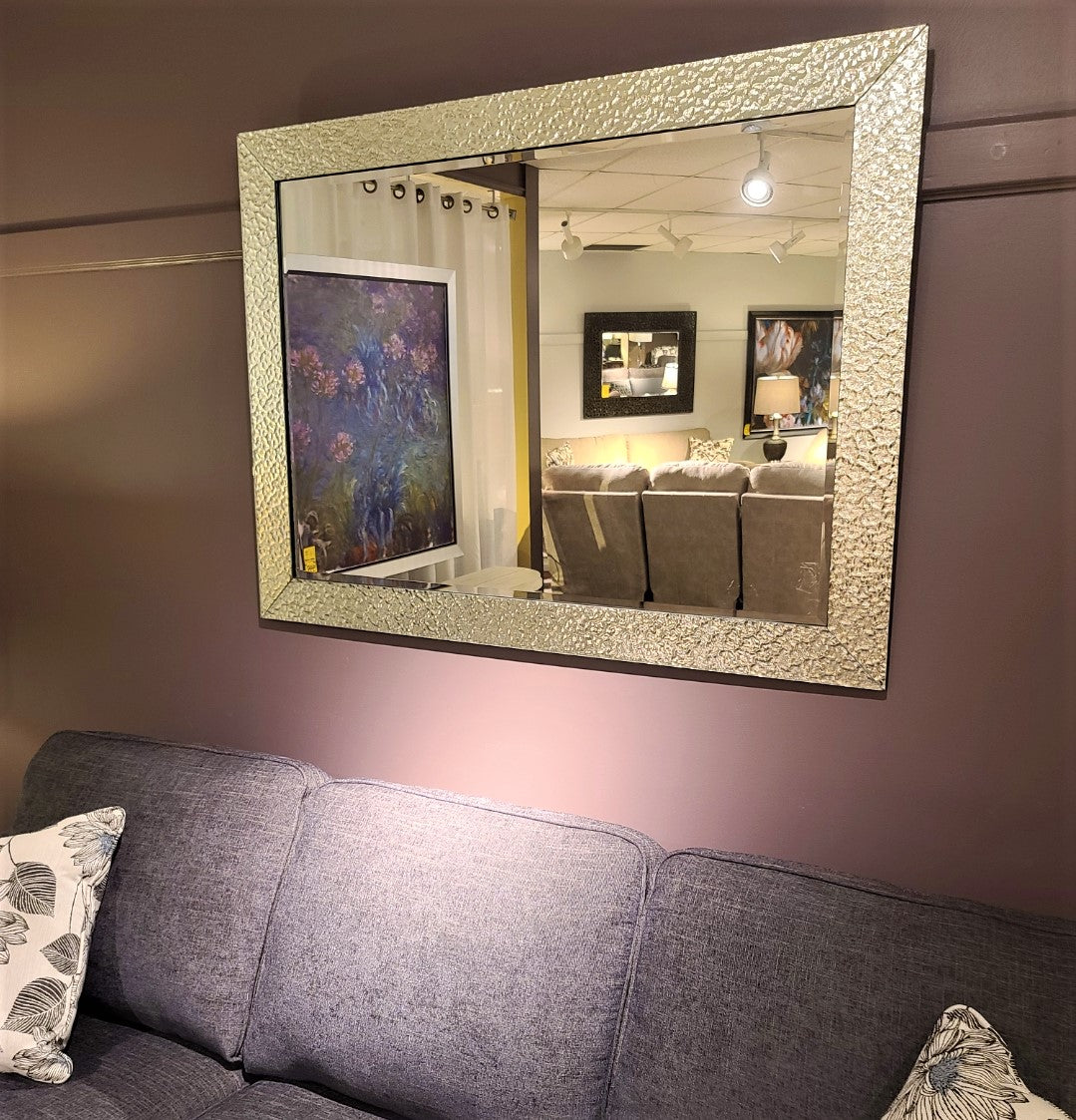 Beveled Wall Mirror - Elegant Frameless Bathroom & Bedroom Decor - Perfect for Vanity, Dressing Room & Home Decor