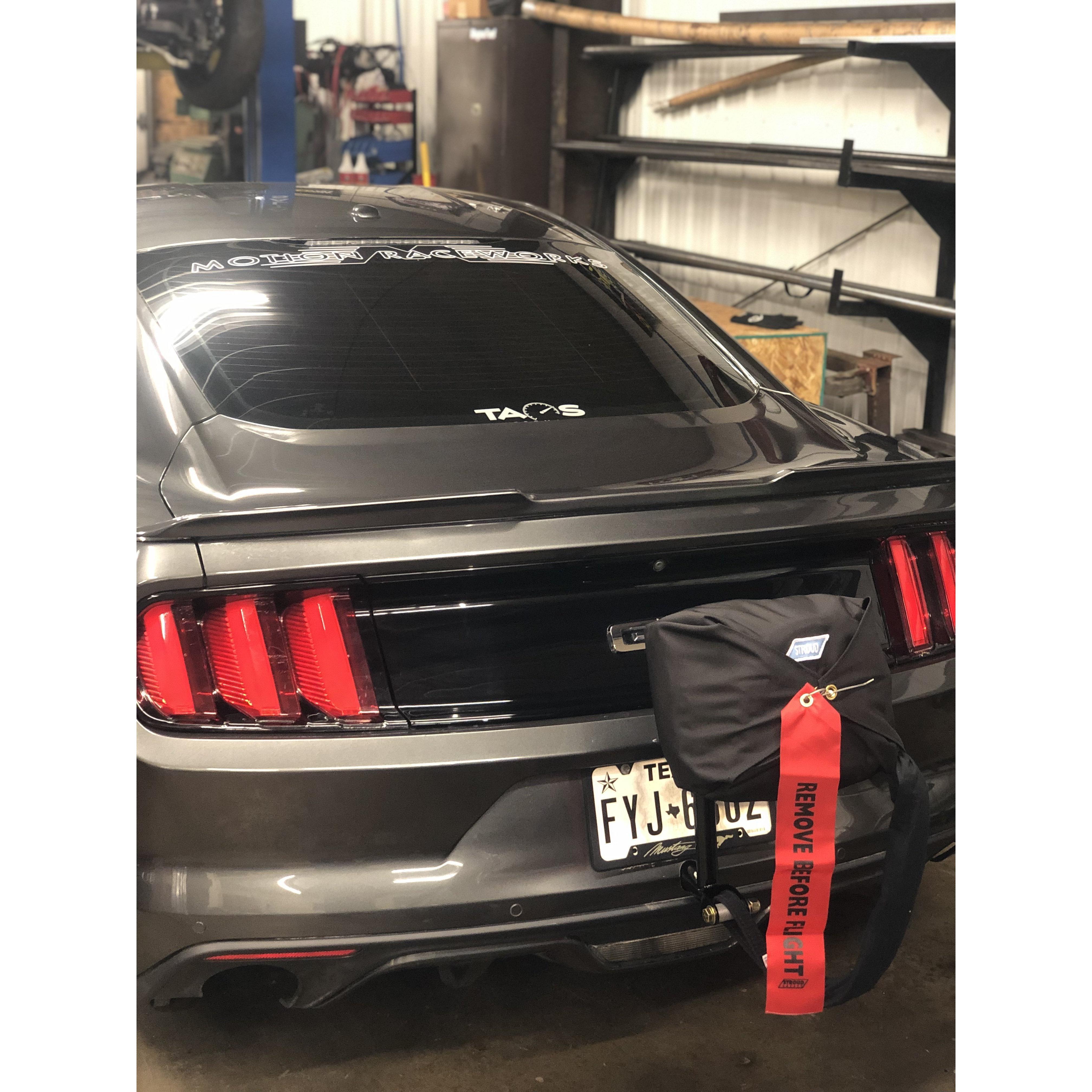 2015-2022 Ford Mustang S550 Parachute Mount Kit - Compatible with 2014-2022 Models | Drag Racing & High-Speed Performance Accessory