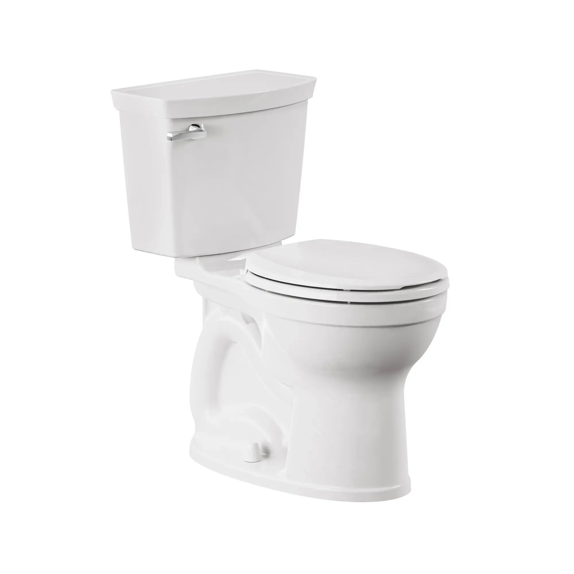 Champion® 4 Two-Piece 1.28 GPF/4.8 LPF Water-Saving Round Front Toilet with Soft-Close Seat - Perfect for Small Bathrooms & Powder Rooms