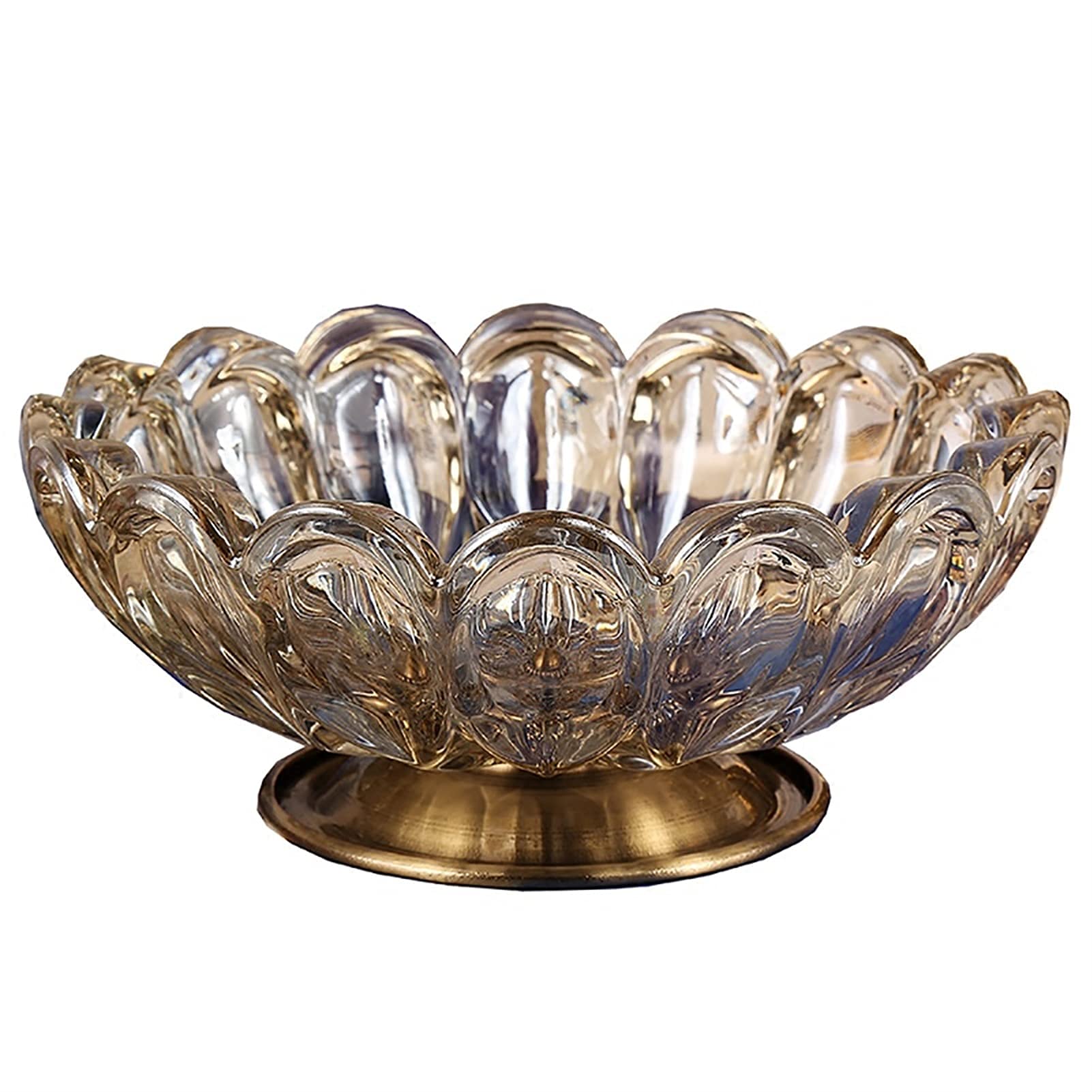 FMOGG Crystal Glass Ashtray - Smokeless Windproof Cigar & Cigarette Holder for Indoor/Outdoor Use - Perfect for Tabletop Decor, Weed Storage & Gift for Men & Women (Ideal for Patios, Smoking Lounges & Home Decor)