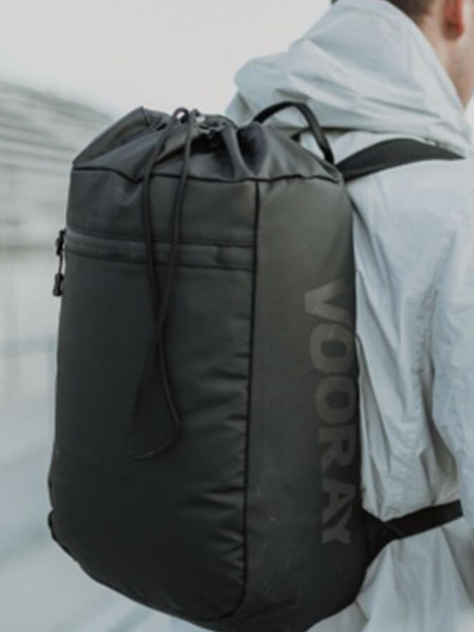Vooray Stride Cinch Backpack - Lightweight Durable Gym Bag for Women & Men - Perfect for Workouts, Travel, and Everyday Use