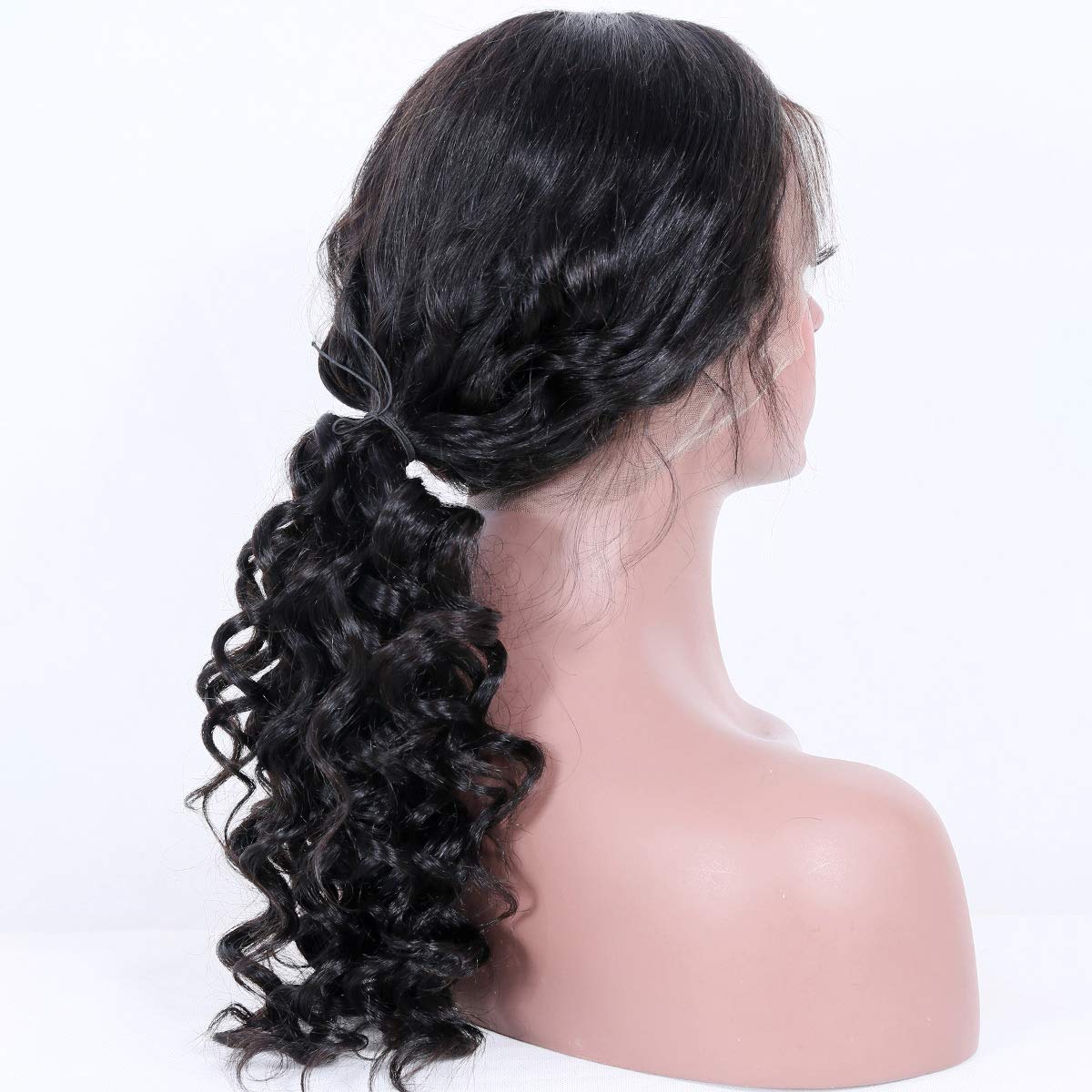 Premier 360 Lace Front Wigs Human Hair - Bouncy Body Wave Brazilian Remy Human Hair Wigs for Black Women | Pre-Plucked with Baby Hair, 150% Density, 14 Inches Natural Color | Perfect for Daily Wear, Parties, and Special Occasions