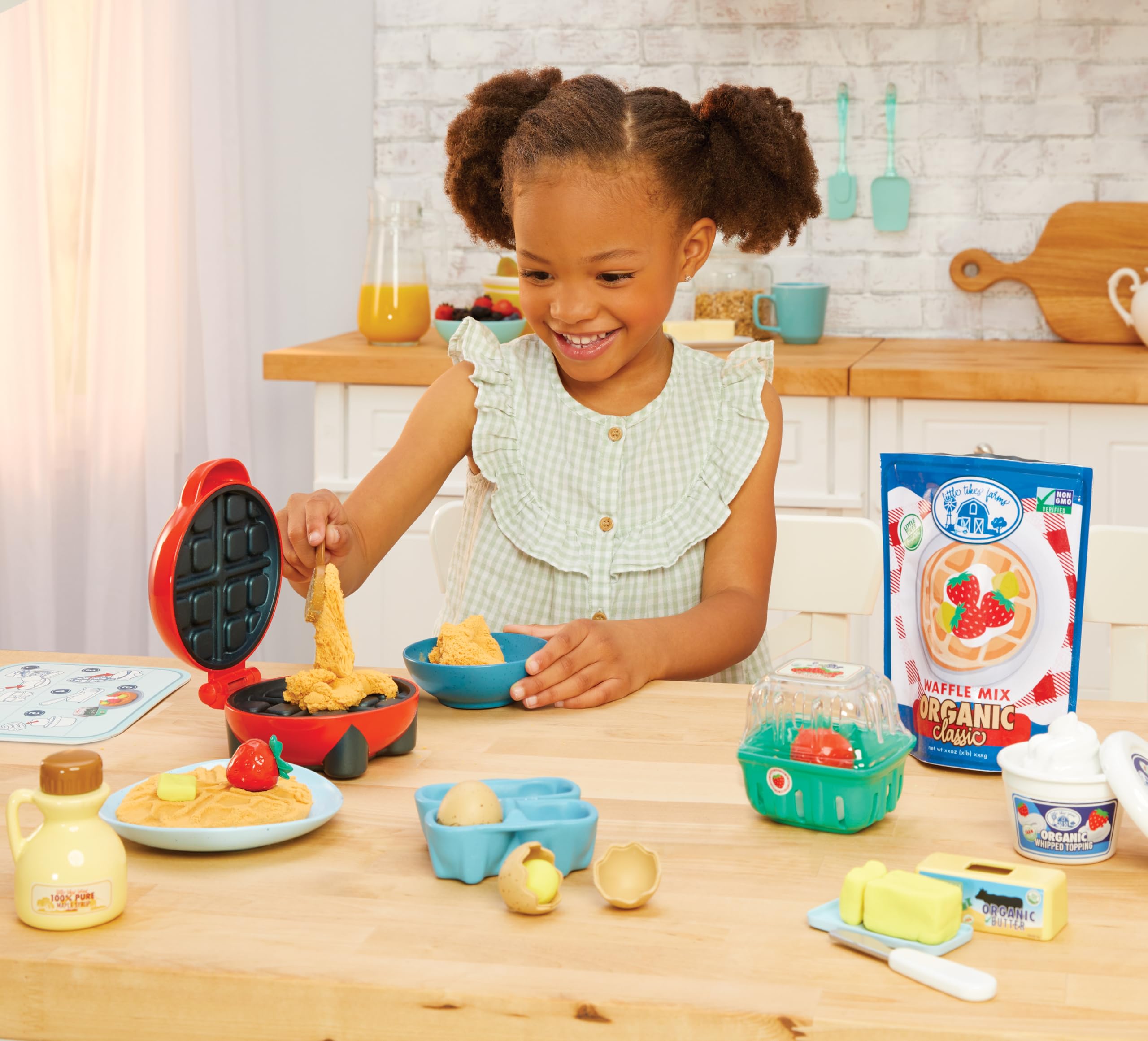 Creative Chefs Waffles Kit - Professional Waffle Maker Set for Home & Restaurant Use - Perfect for Breakfast, Brunch, and Dessert Making