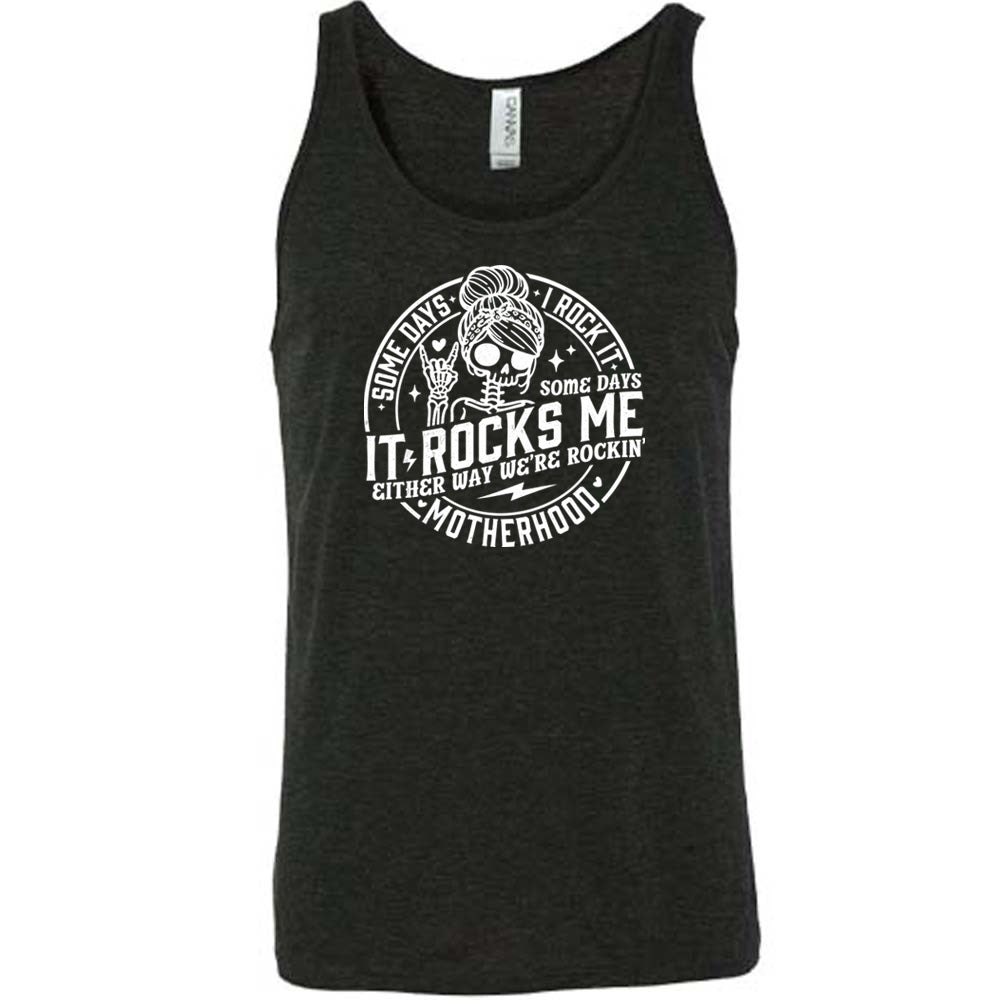 Unisex Funny Sarcastic T-Shirt - Some Days I Rock It Some Days It Rocks Me - Perfect for Casual Wear, Gifts & Everyday Outfits