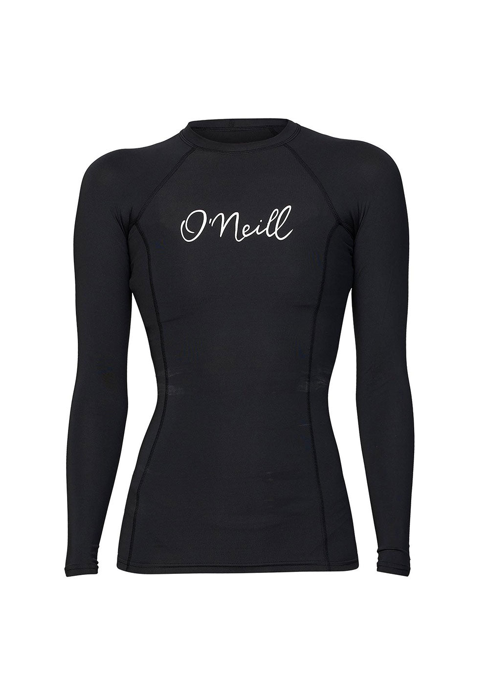 O'Neill Women's Reactor Long Sleeve UV Rash Guard - UPF 50+ Sun Protection for Surfing, Swimming & Outdoor Water Sports