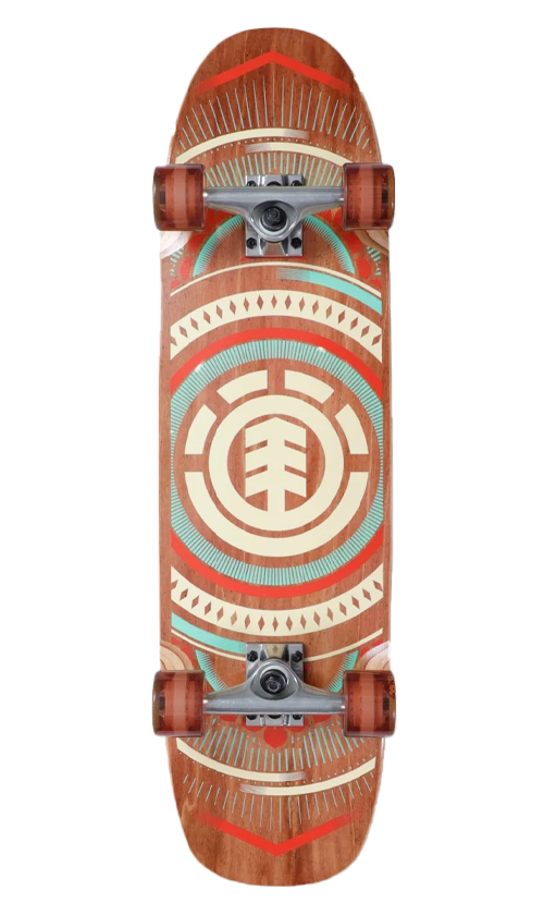 Element Hatched Skateboard Deck 8.75 Inch - Professional Skateboard for Street & Park Riding - Perfect for Tricks, Commuting & Skatepark Sessions