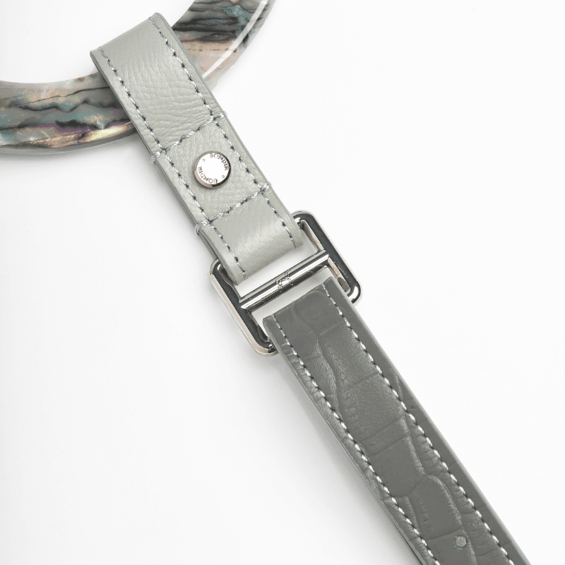 Premium Moonstone Leather Dog Leash - Durable & Stylish for Small to Medium Dogs - Perfect for Daily Walks, Training & Outdoor Adventures