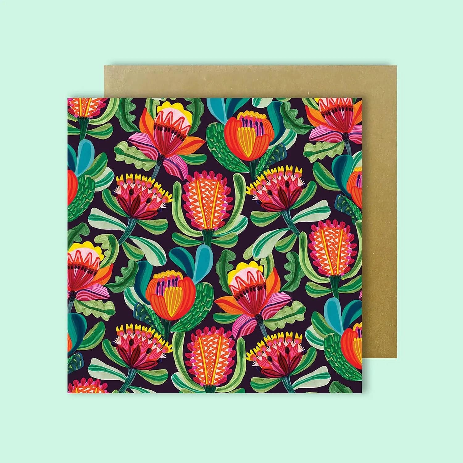 Australiana Botanica Set of 4 Australian Greeting Cards with Native Flora Designs - Perfect for Birthdays, Thank You Notes & Home Decor