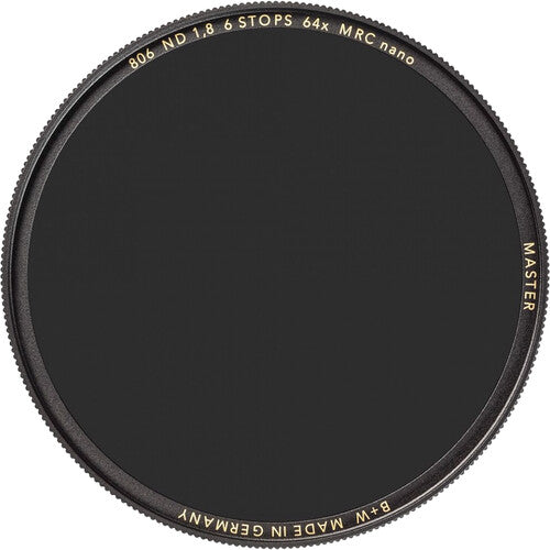 B+W 95mm #806 MASTER Neutral Density 1.8 6 Stop MRC Nano Filter - Professional Photography & Videography for Landscape, Long Exposure & Bright Light Conditions