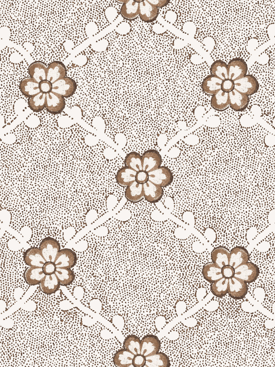 Nathan Turner 'Lucia' Brown Wallpaper - Premium Peel & Stick Wallpaper for Living Room, Bedroom, and Home Decor