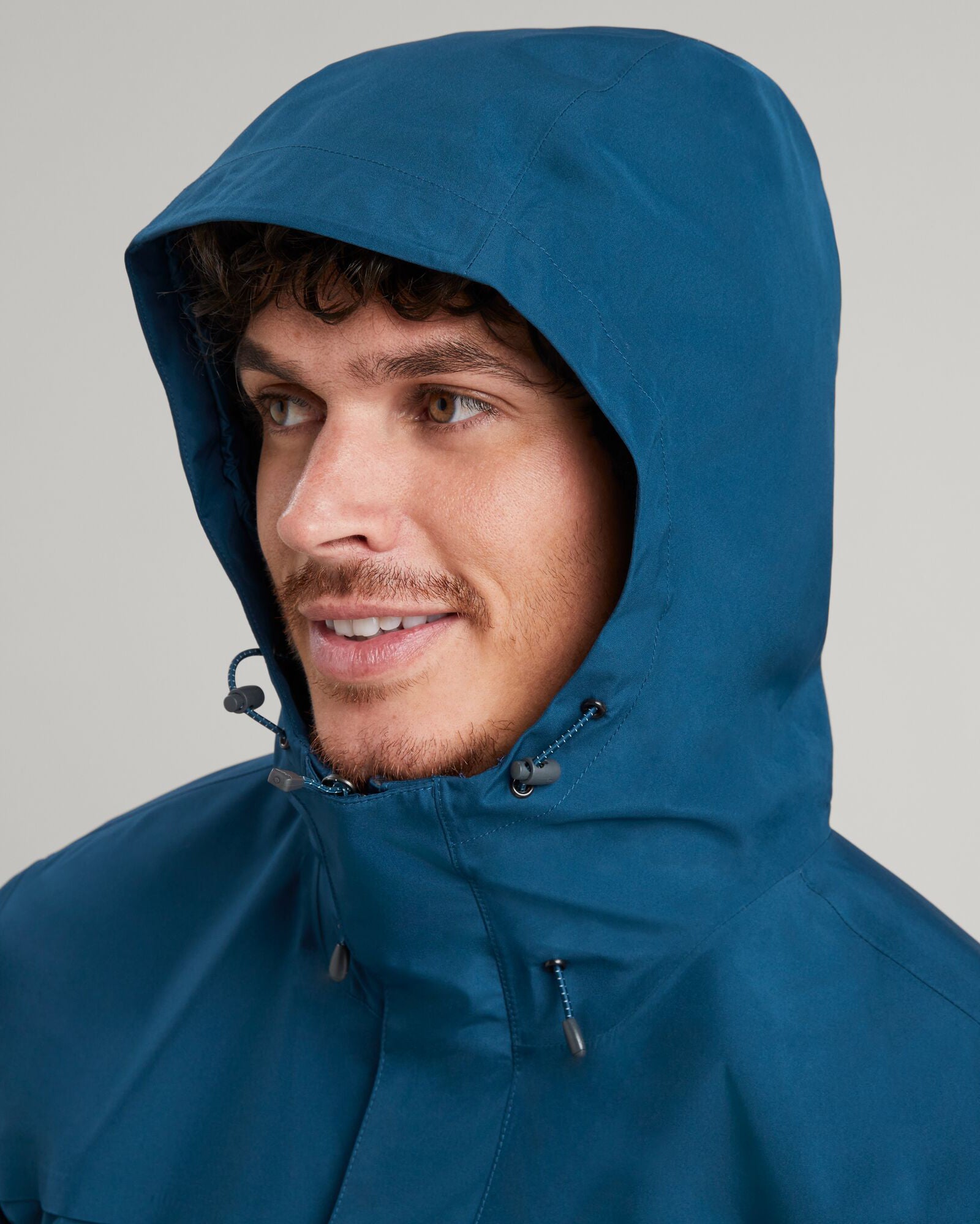 Men's Bealey GORE-TEX® Waterproof Rain Jacket with Hood - Lightweight Windproof Outdoor Shell for Hiking, Camping & Travel