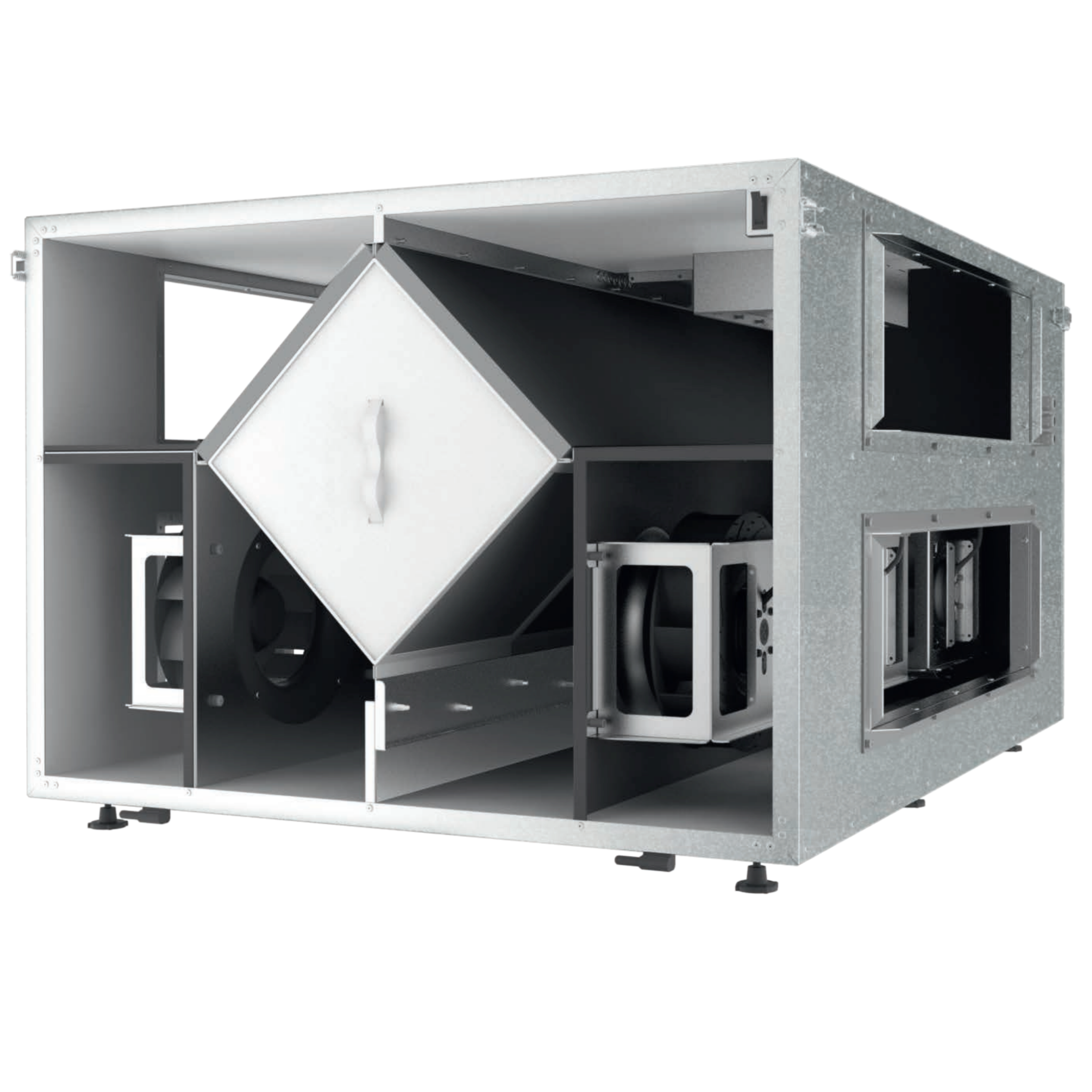 Vents Commercial Airlite Series Energy Recovery Ventilators - High Efficiency ERV System for Fresh Air Ventilation in Offices & Buildings