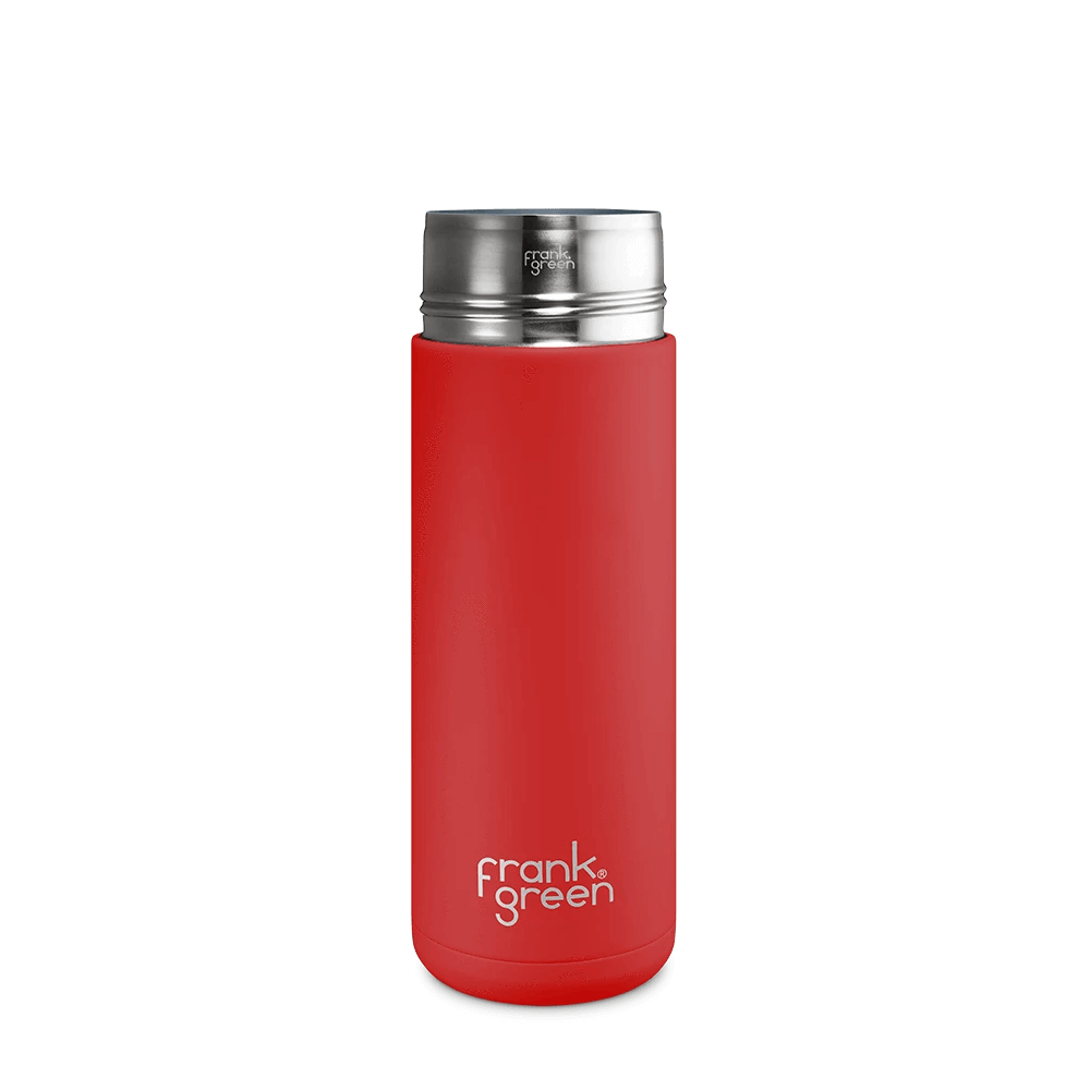 Eco-Friendly Ceramic Reusable Water Bottle - 20oz (595ml) Insulated Travel Mug for Hot & Cold Drinks - Perfect for Office, Gym, Hiking and Outdoor Activities