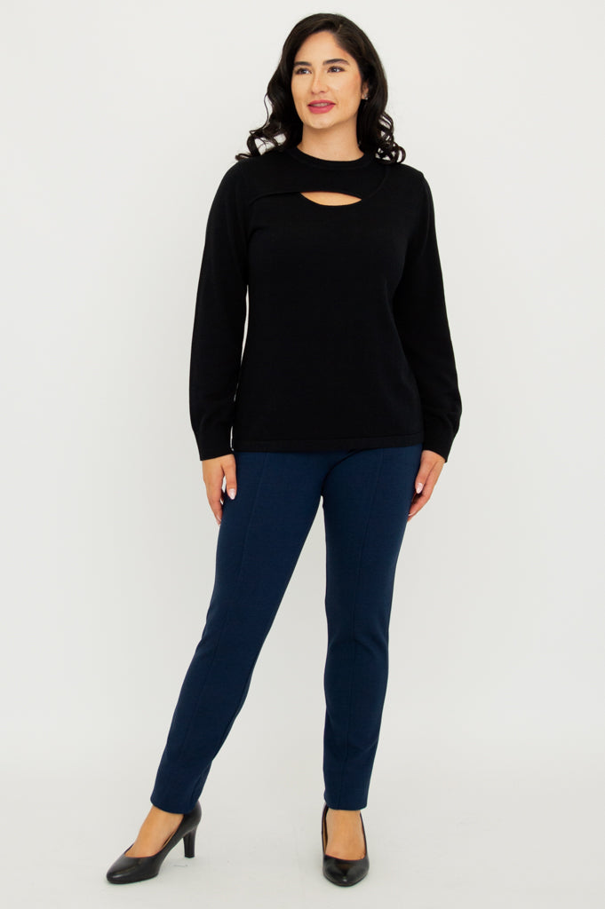 Black Cotton Daisy Top for Women - Floral Summer Blouse for Casual Outings & Date Nights