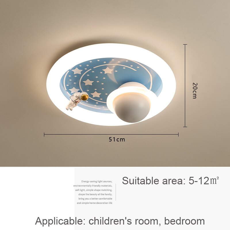Astronaut Ceiling Light - LED Space-Themed Night Light for Kids Room & Nursery Decor | Perfect for Bedroom, Playroom & Gift Ideas