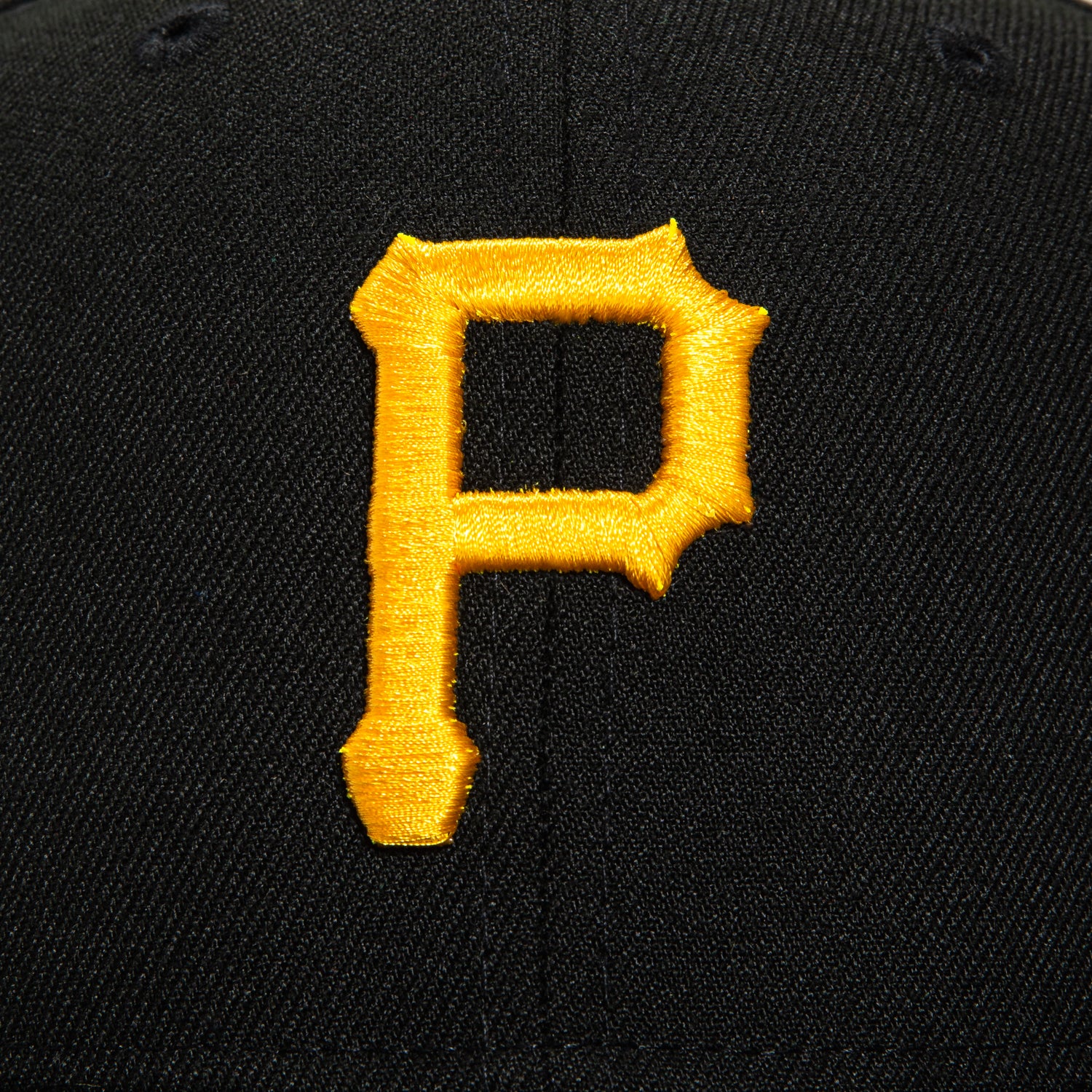 New Era 9fifty MLB Pittsburgh Pirates Snapback Baseball Cap - Black | Official Licensed MLB Hat for Men & Women | Perfect for Games, Fan Gear & Streetwear Fashion