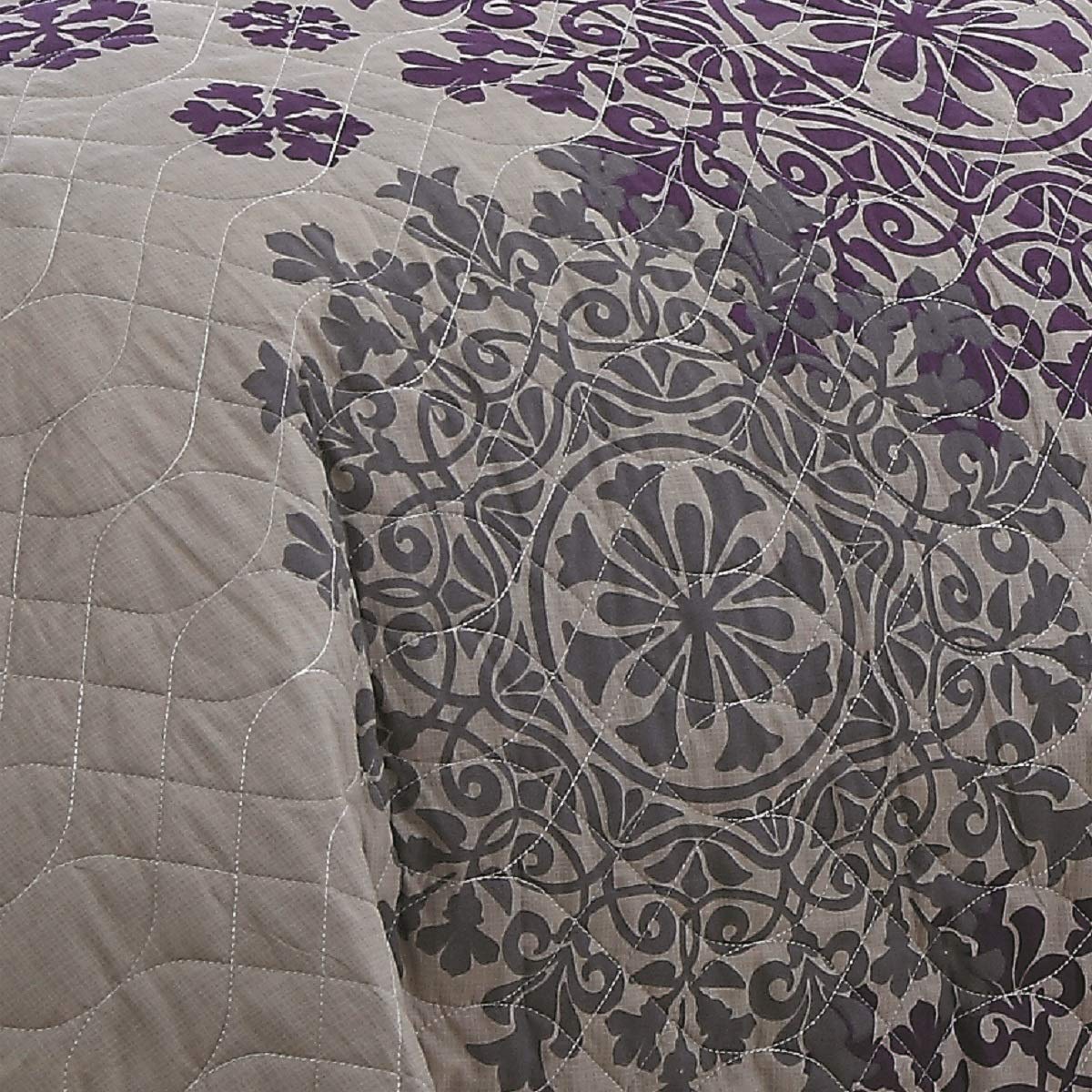 Geneva AMB9 King Plum Bedding Set for Luxurious Bedroom Decor