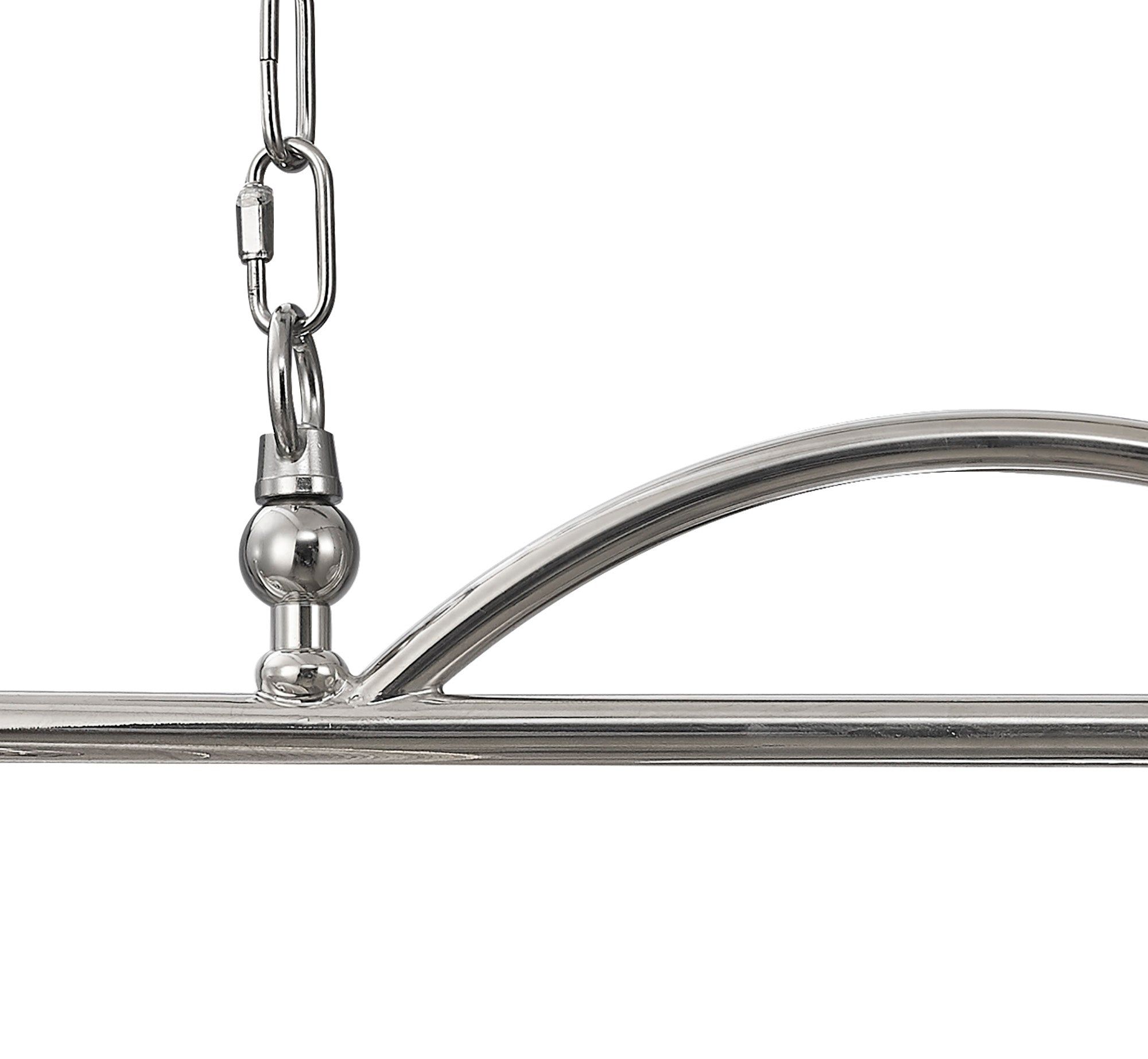 Cleron Semi Flush Mount Ceiling Light - Adjustable 2/3 Light Kitchen Lighting Fixture with E27 Socket in Satin Nickel, Polished Nickel & Antique Brass Finish - Prismatic Glass Shade for Dining Room, Bedroom or Hallway Lighting