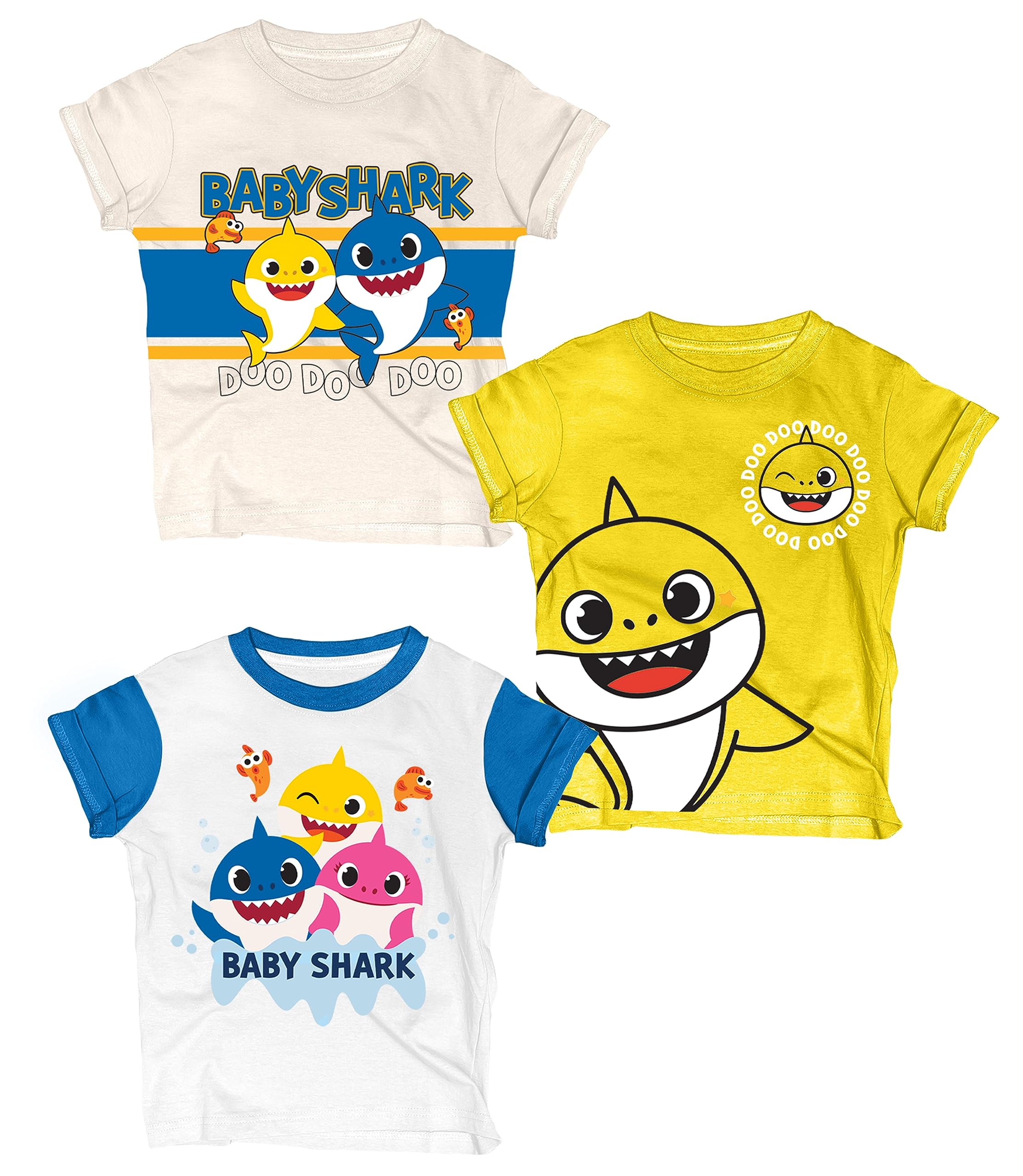 Baby Shark Graphic T-Shirt Family Matching Sets - Mommy Daddy Kids Birthday Party Outfits | Toddler Boy Girl Clothes for Family Photos & Theme Parties