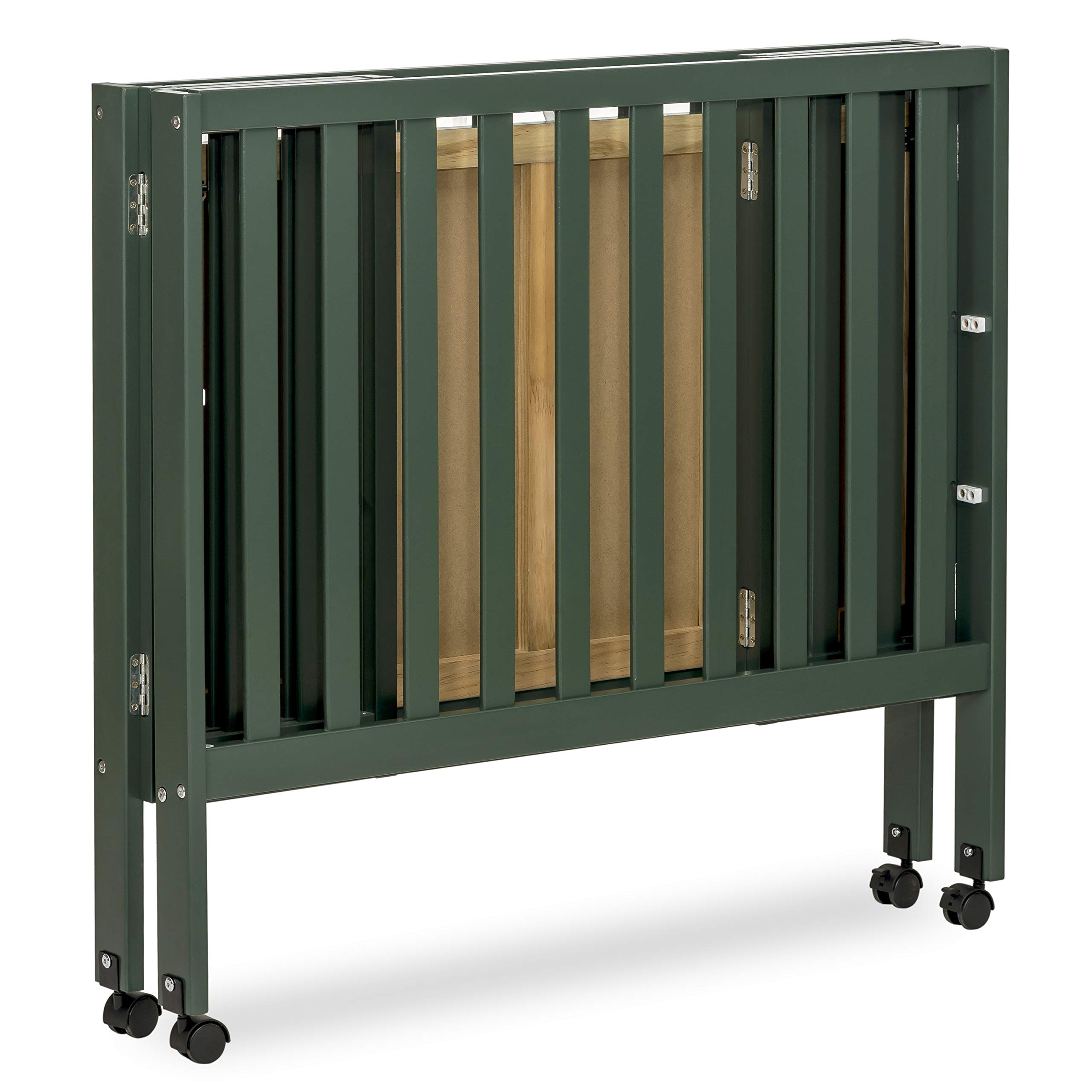 Dream On Me Jett Lightweight Portable Convertible Crib - 3 Adjustable Mattress Heights, Foldable Travel Crib with 1.5