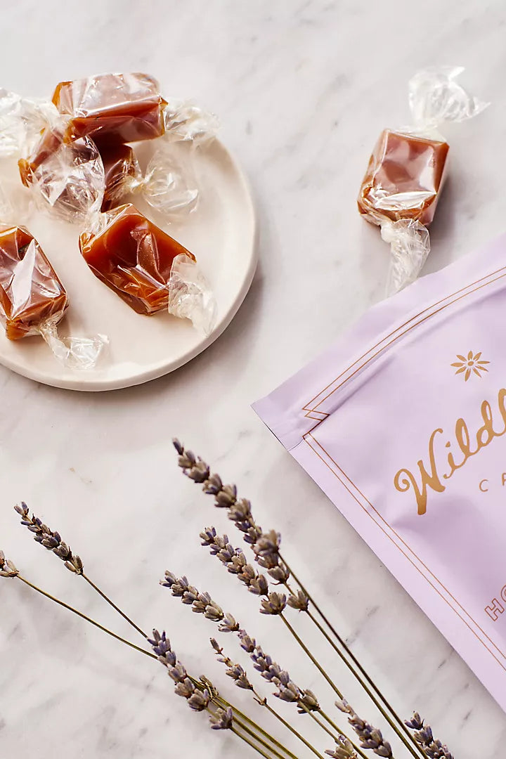 Artisan Honey Lavender Caramels - Handcrafted Gourmet Candies for Gifts, Parties & Relaxation Moments