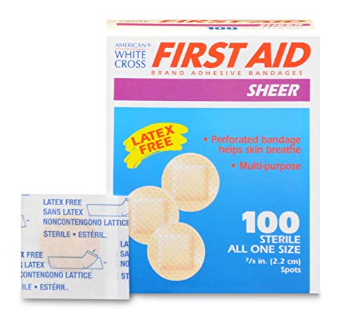 American White Cross - 29050 Soft Flexible Fabric Bandages, 7/8