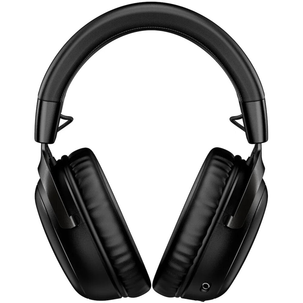 HyperX Cloud III Wireless Gaming Headset for PC, PS5, PS4 - 120-Hour Battery, 10mm Detachable Mic with Noise Cancellation | Includes Cleaning Kit & Headphone Stand (Black/Red) | Perfect for Competitive Gaming, Streaming & Long Gaming Sessions