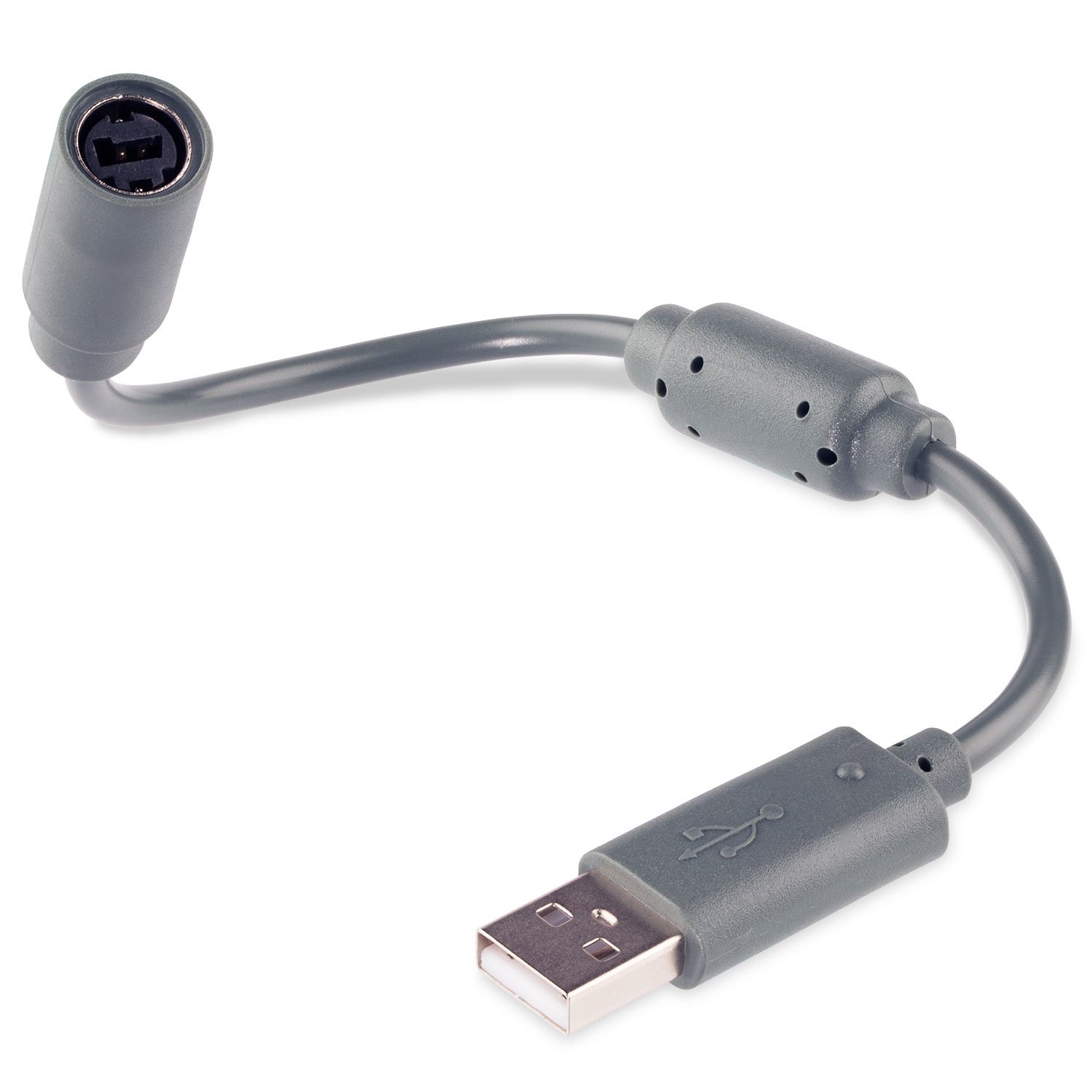 Xbox 360 Wired Controller USB Cable - Gray for Gaming Accessories