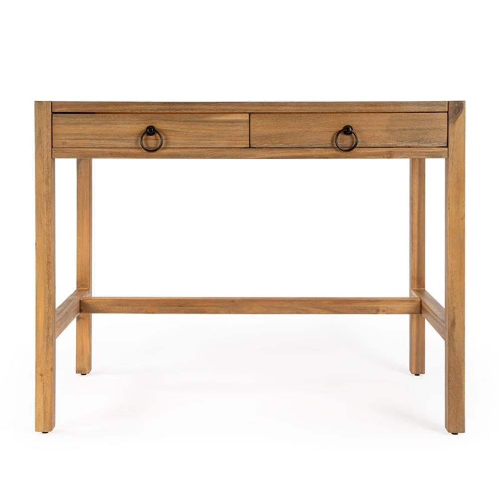 Beaumont Lane Solid Wood Writing Desk - Modern Home Office Furniture for Study & Work | Durable & Stylish Workspace Solution