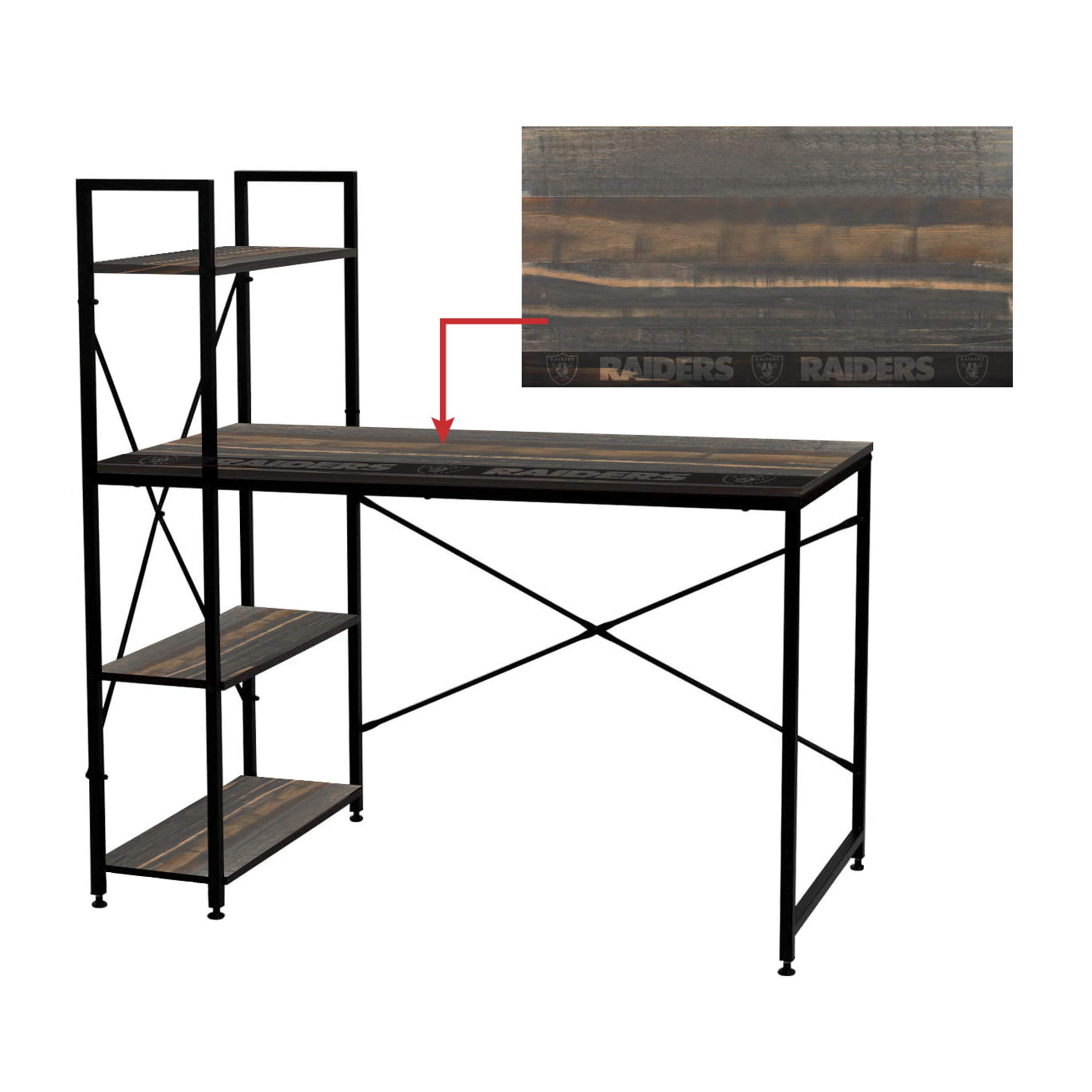 NFL Team Office Desk for Sports Fans & Decor