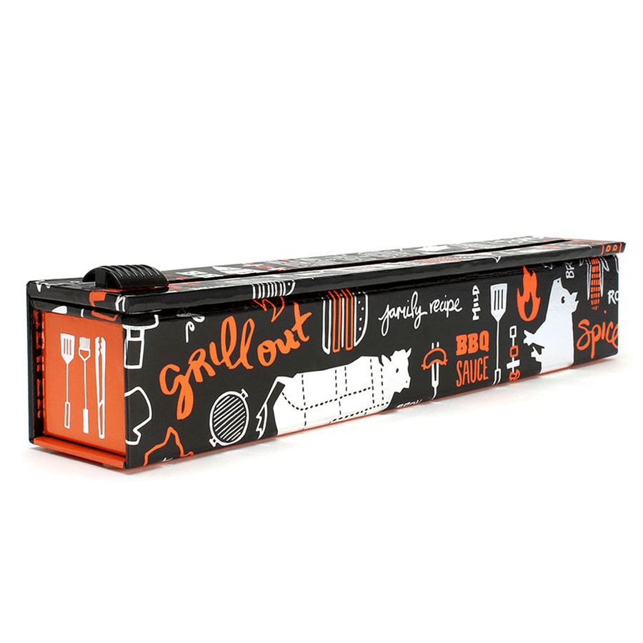 ChicWrap Aluminum Foil Dispenser - BBQ & Kitchen Essential for Grilling, Cooking & Food Storage | Perfect for Outdoor BBQ, Camping & Home Kitchen Use