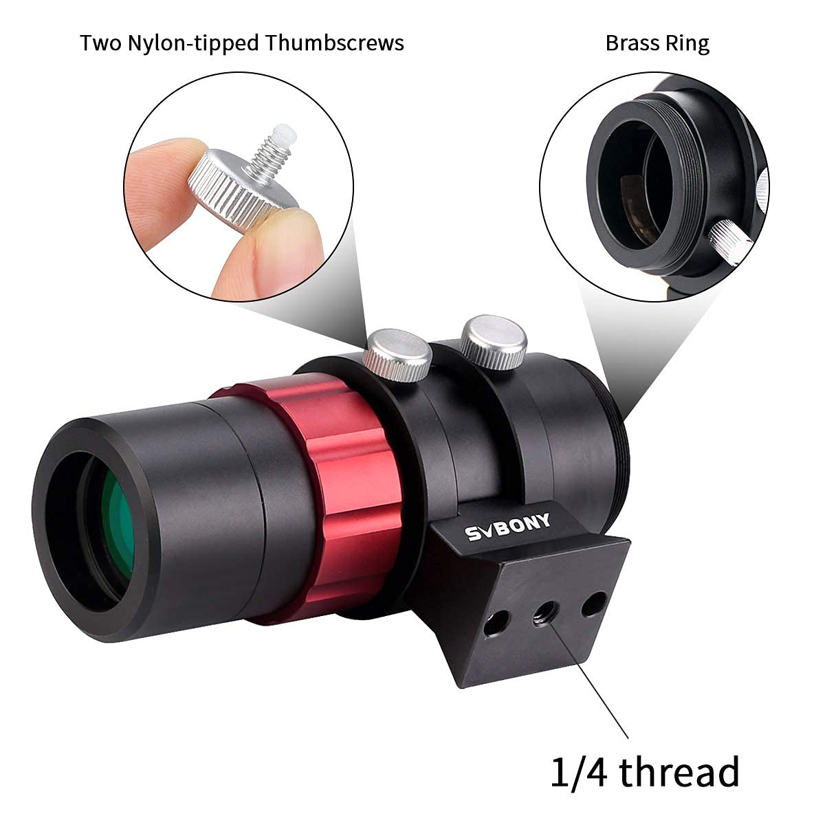 SVBONY SV165 30mm F4 Mini Guide Scope with SV172 320mm Dew Heater Strip - Compact Astronomical Telescope Accessory for Stargazing, Astrophotography & Night Sky Observation