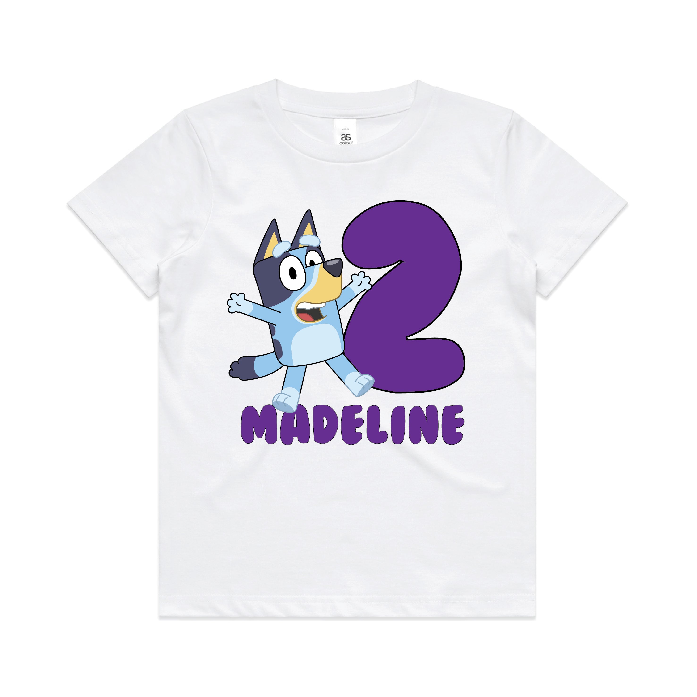 Bluey Birthday T-Shirt for Kids - Cute Cartoon Character Tee for Boys & Girls - Perfect for Birthday Parties, School Events & Playdates
