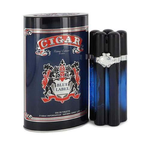 Remy Latour Cigar Blue Label 100ml Eau de Toilette for Men - Premium Cologne for Date Night, Business & Special Occasions