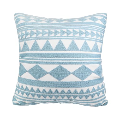 Light Blue Geometric Diamonds