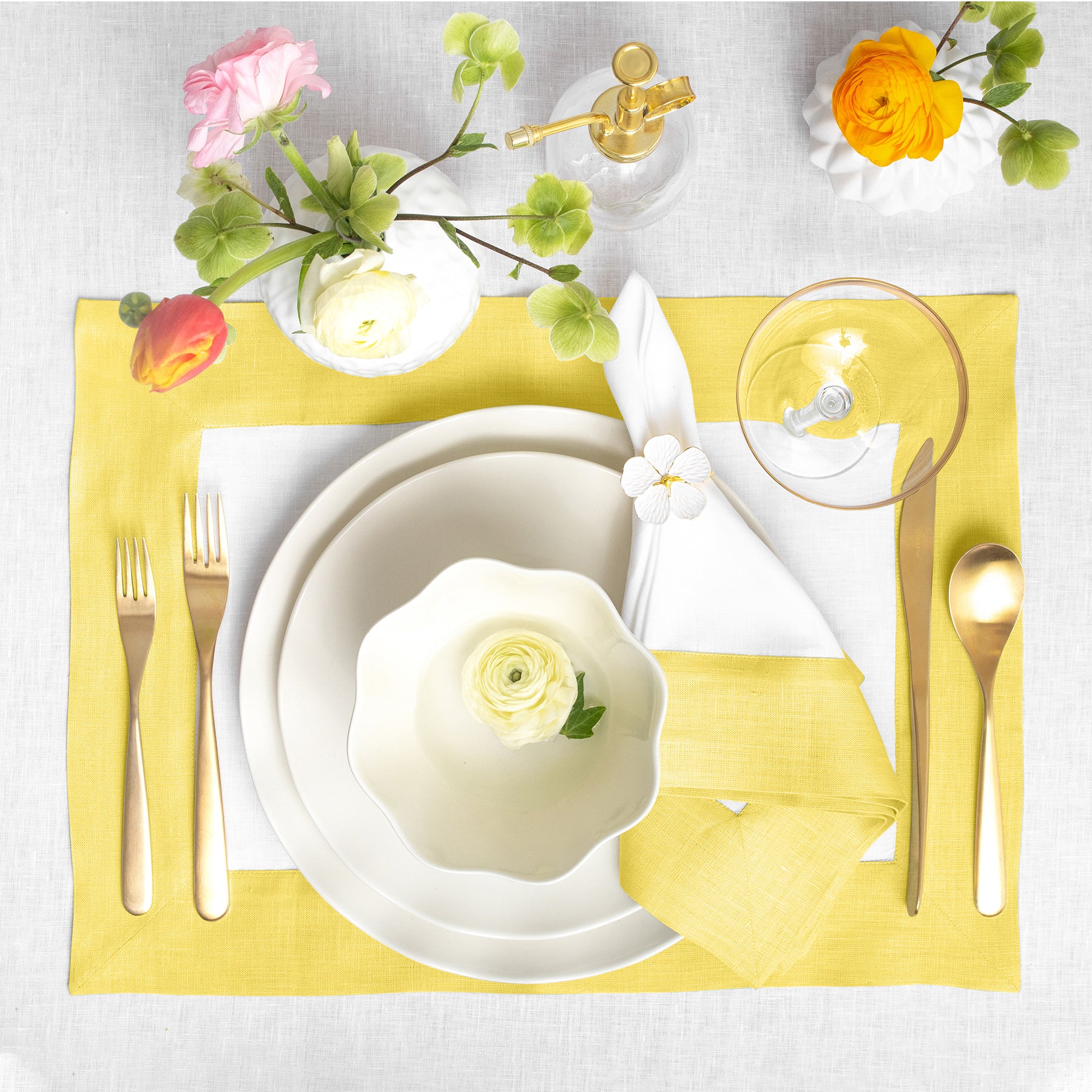 Stylish Contempo Placemats Set of 4 - Waterproof & Heat-Resistant Modern Table Mats for Dining Room, Kitchen, or Party Decor - Perfect for Everyday Use, Entertaining & Holiday Gatherings