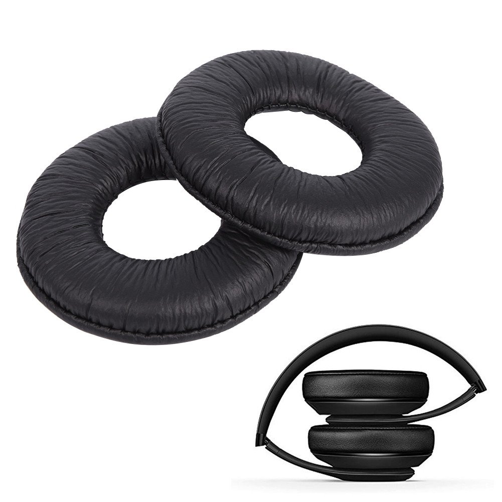 2Pcs Replacement Ear Pads Cushion - Premium Leather & Foam Earpads for Sony MDR-ZX110/V150/V250/V300 Headphones - Comfortable Upgrade for Gaming, Music & Office Use