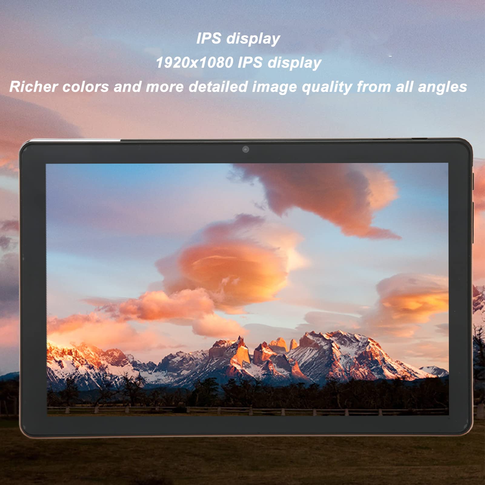 10 Inch Android Tablet with 12GB RAM 128GB ROM - Octa Core CPU, 5G Network, HD 1920x1080 LCD Display - Android 11.0 Tablet PC for Online Learning, Remote Work & Entertainment