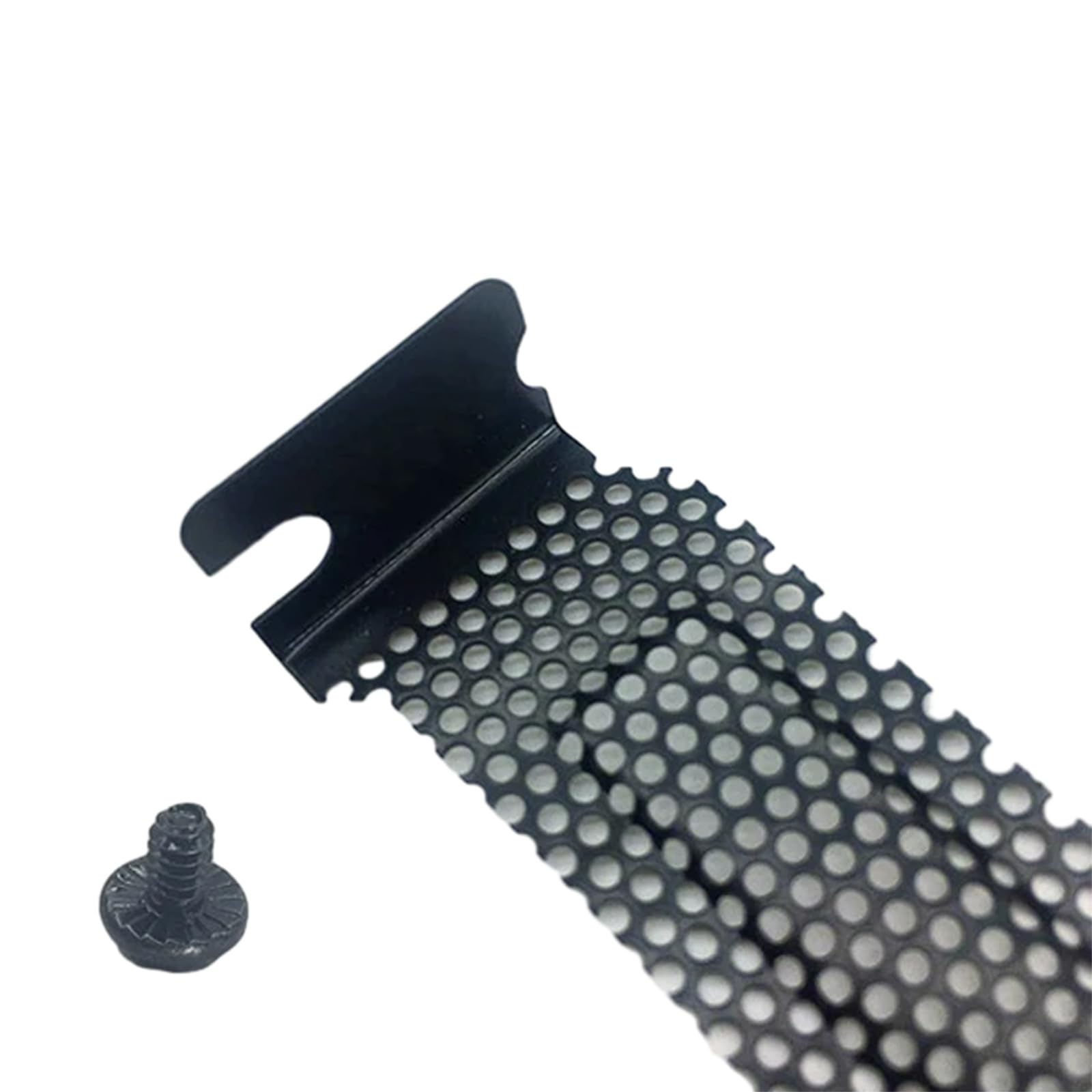 5 Pack Black Computer Dust Strips with Screws - PCI Slot Covers for PC Case & Graphics Card Dust Protection - Ideal for Gaming Rigs, Workstations & Home Office Computers