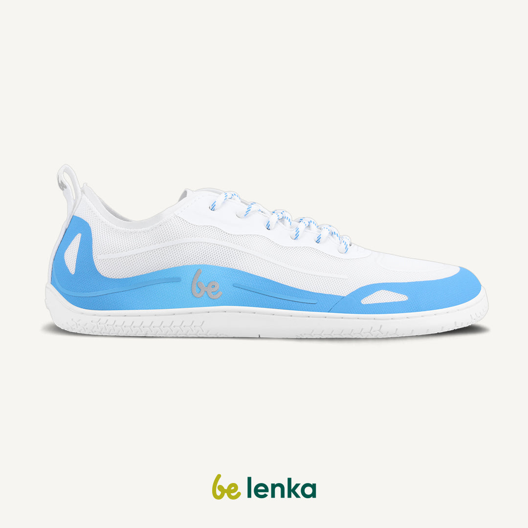 Barefoot Sneakers for Women & Men - Be Lenka Velocity Minimalist Running Shoes in Blue | Lightweight & Flexible for Gym, Trail Running & Everyday Wear