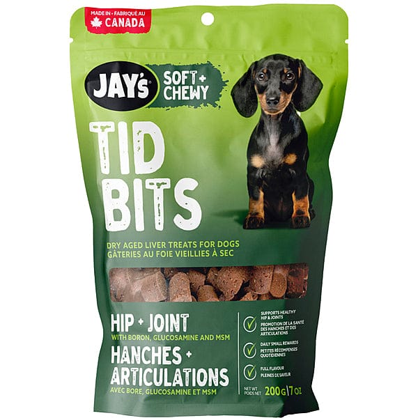Jay's Soft & Chewy Dog Treats for Hip & Joint Support - Liver Flavored Natural Snacks for Senior Dogs - Perfect for Training, Rewards & Joint Care