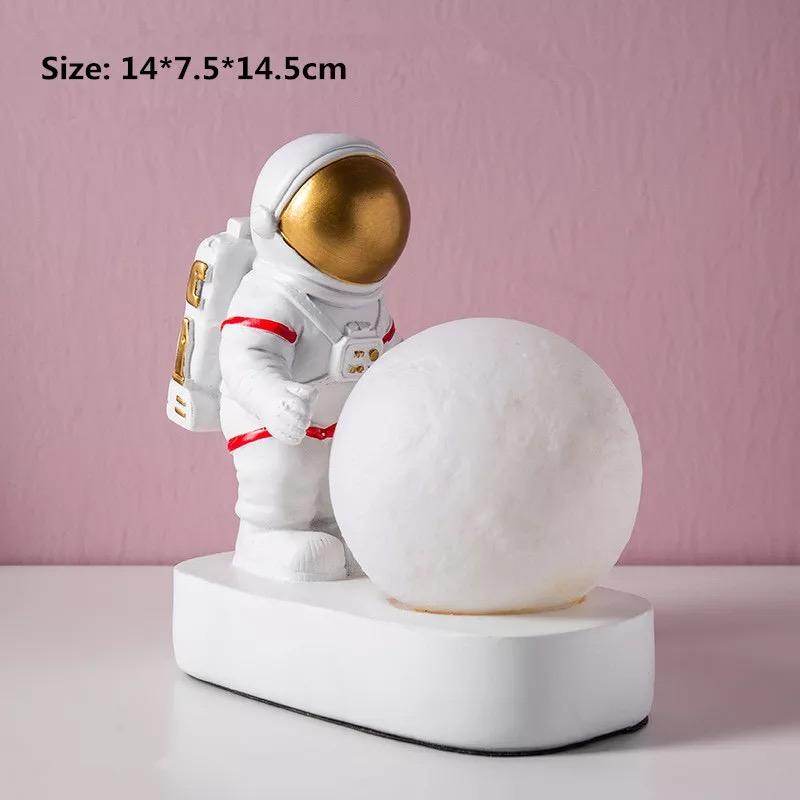 Astronaut Night Lamp - 3D LED Space-Themed Night Light for Kids Room, Nursery & Bedroom Decor - Perfect for Bedtime, Relaxation & Creating a Cozy Atmosphere