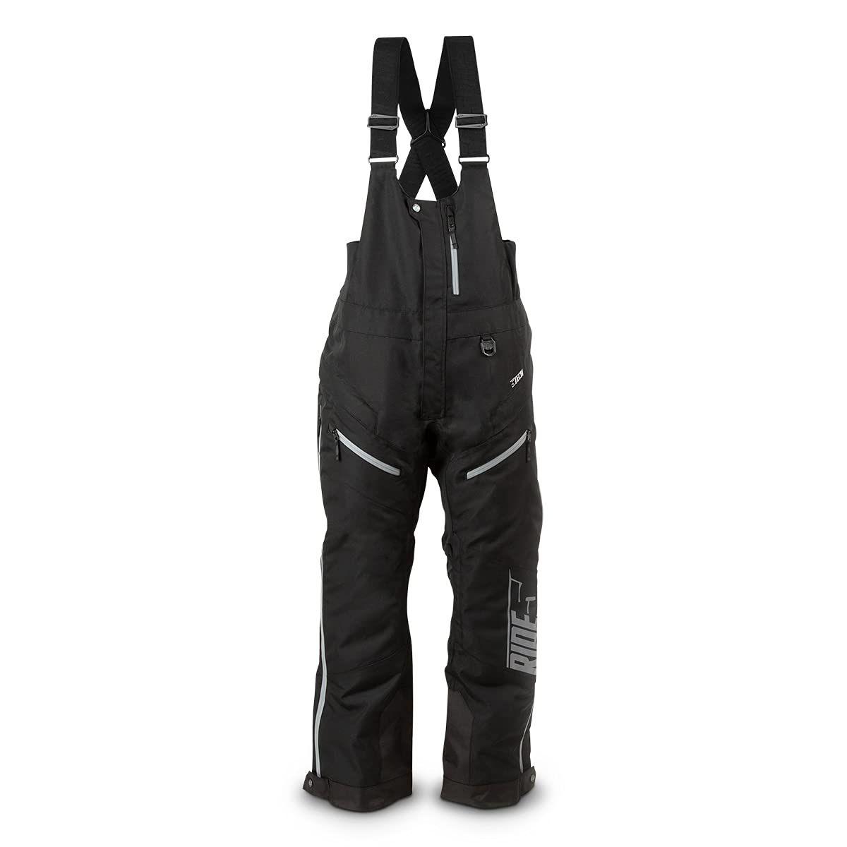 509 Women's Range Insulated Snowmobile Bib - Waterproof Winter Overalls for Snow Sports (Black, X-Small) - Perfect for Snowmobiling, Skiing & Cold Weather Outdoor Activities