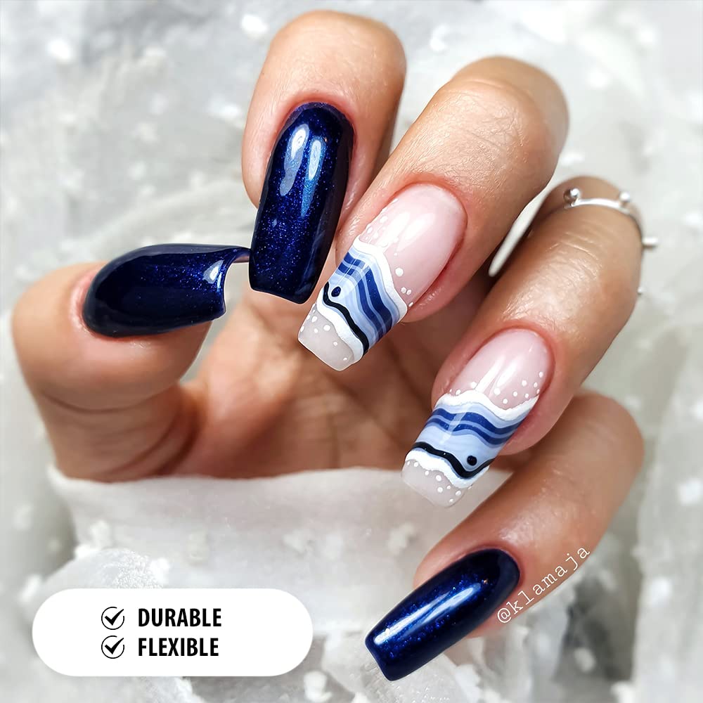 Sincero Salon Clear Builder Gel for Nails - Professional Hard Gel for Nail Extensions & Strengthening - LED/UV Curable Nail Repair Gel - 15ml Nail Hardener for Weak & Damaged Nails - Perfect for Salon & Home Manicures - Use with Nail Forms for Strong, Beautiful Nails