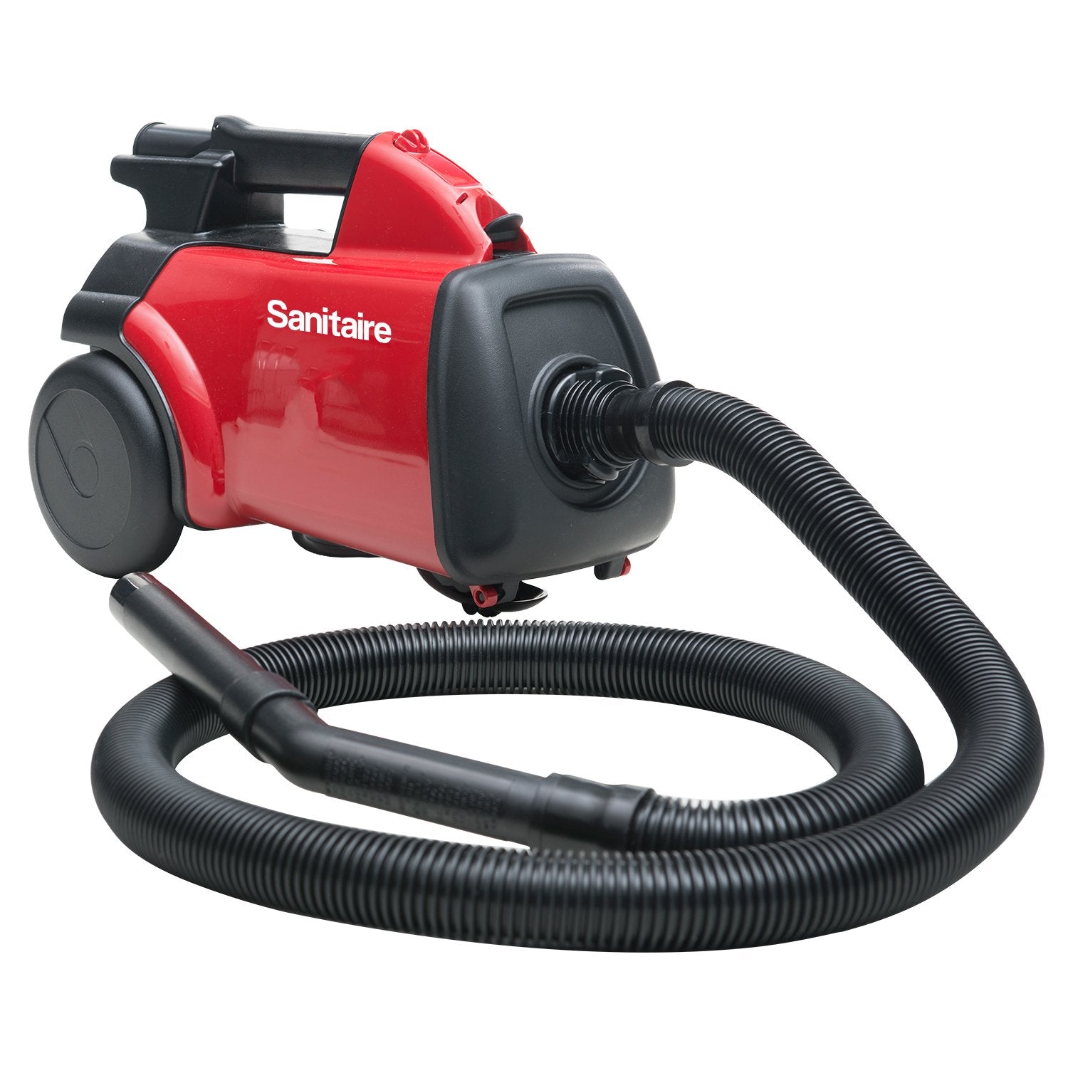 Sanitaire SC3683 Mighty Canister Vacuum Cleaner with Attachments - Powerful Suction for Hardwood Floors, Carpets & Pet Hair Removal | Home & Office Cleaning