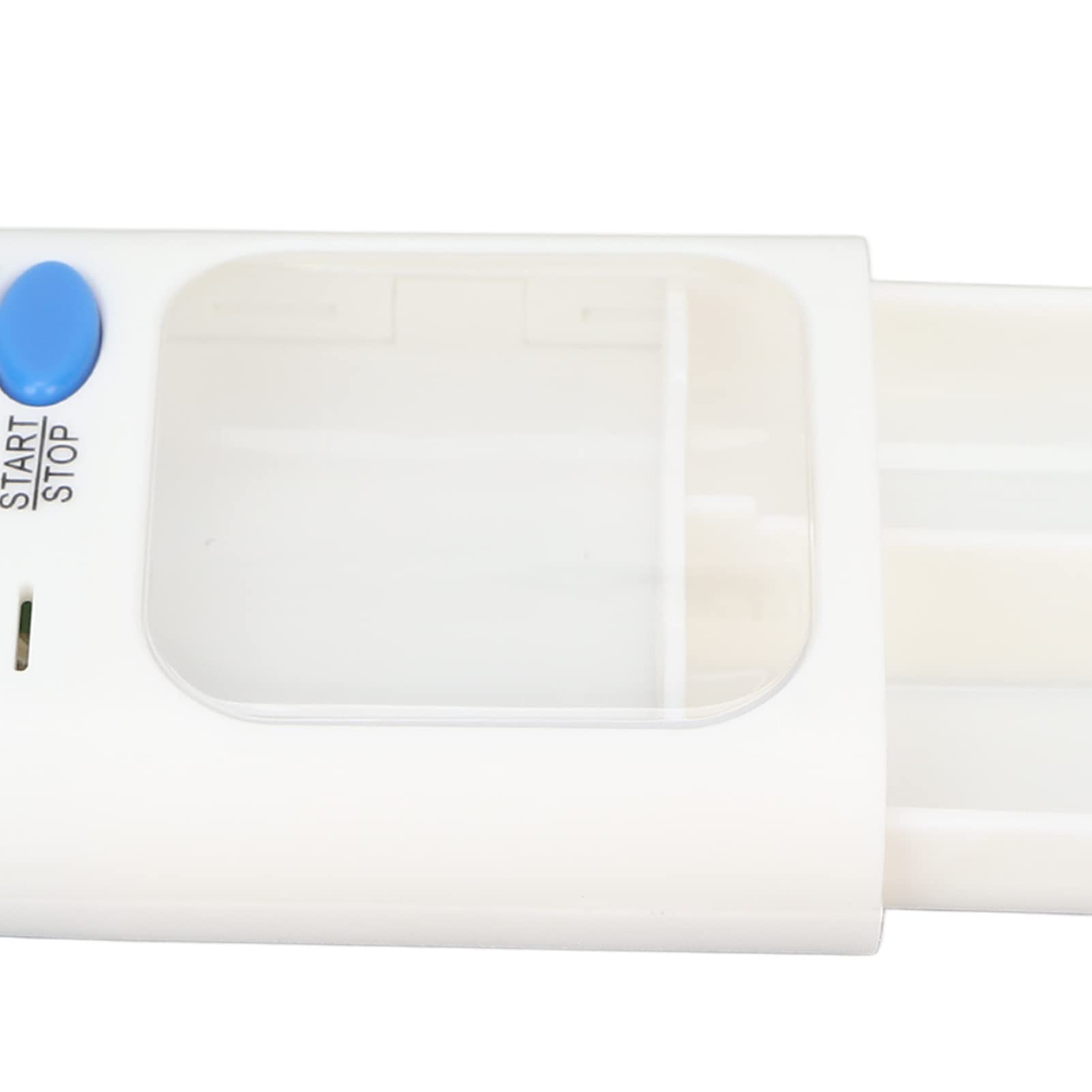 LIZEALUCKY 2-Grid Automatic Pill Dispenser with Alarm - Portable Pill Organizer & Medication Reminder for Daily Use - Easy Setup for Travel, Home, and Elderly Care