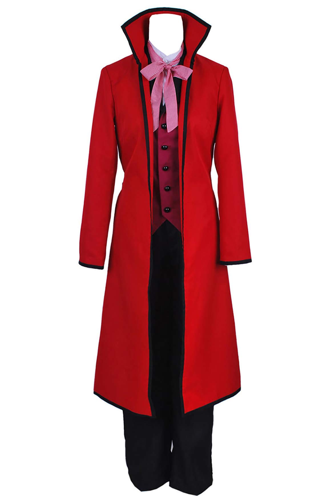 Black Butler Grell Sutcliff Cosplay Costume - Red Anime Outfit for Halloween, Comic Con & Cosplay Events | Premium Quality CosplayNow Costume