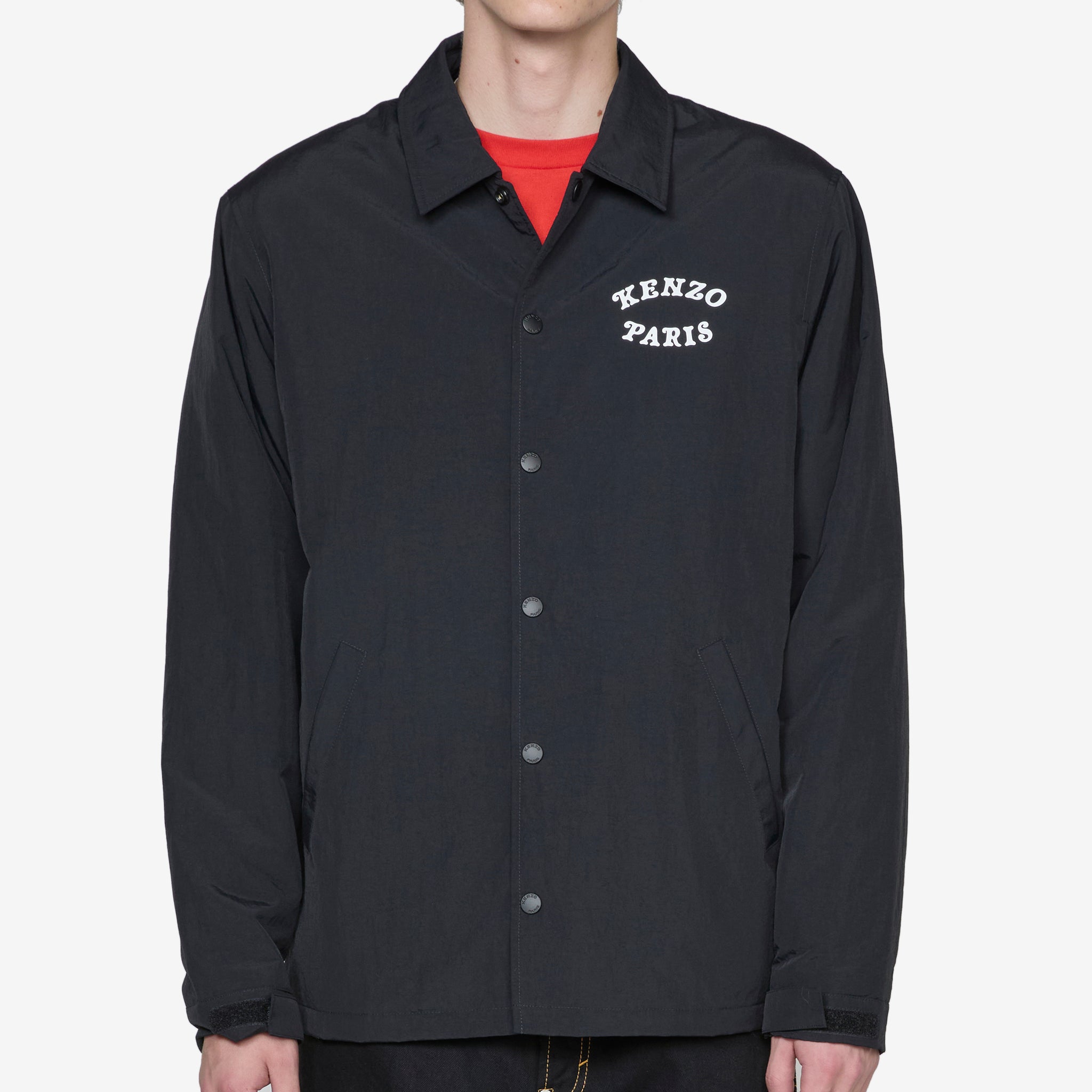 KENZO VERDY MARKET Heavy Coach Jacket - Black | Streetwear Fashion for Men & Women | Perfect for Urban Outfits & Casual Wear
