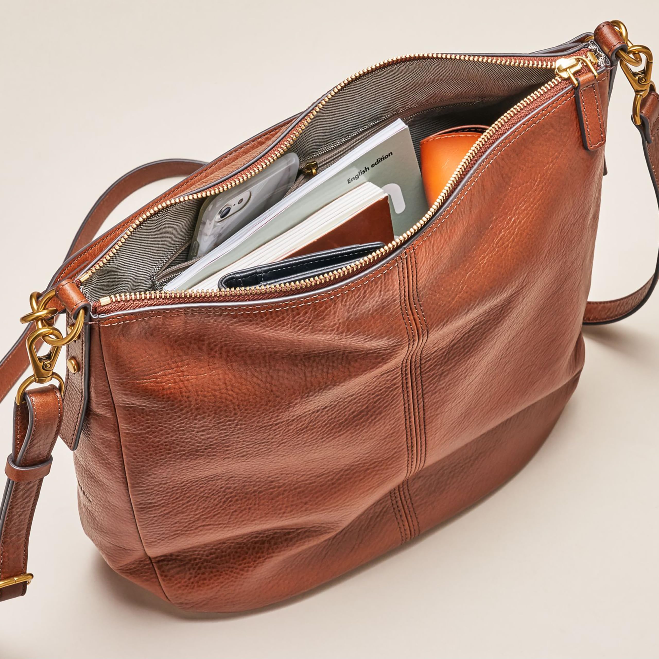 Fossil Jolie Leather Crossbody Purse for Women - Stylish Handbag with Adjustable Strap, Perfect for Everyday Use, Work & Travel